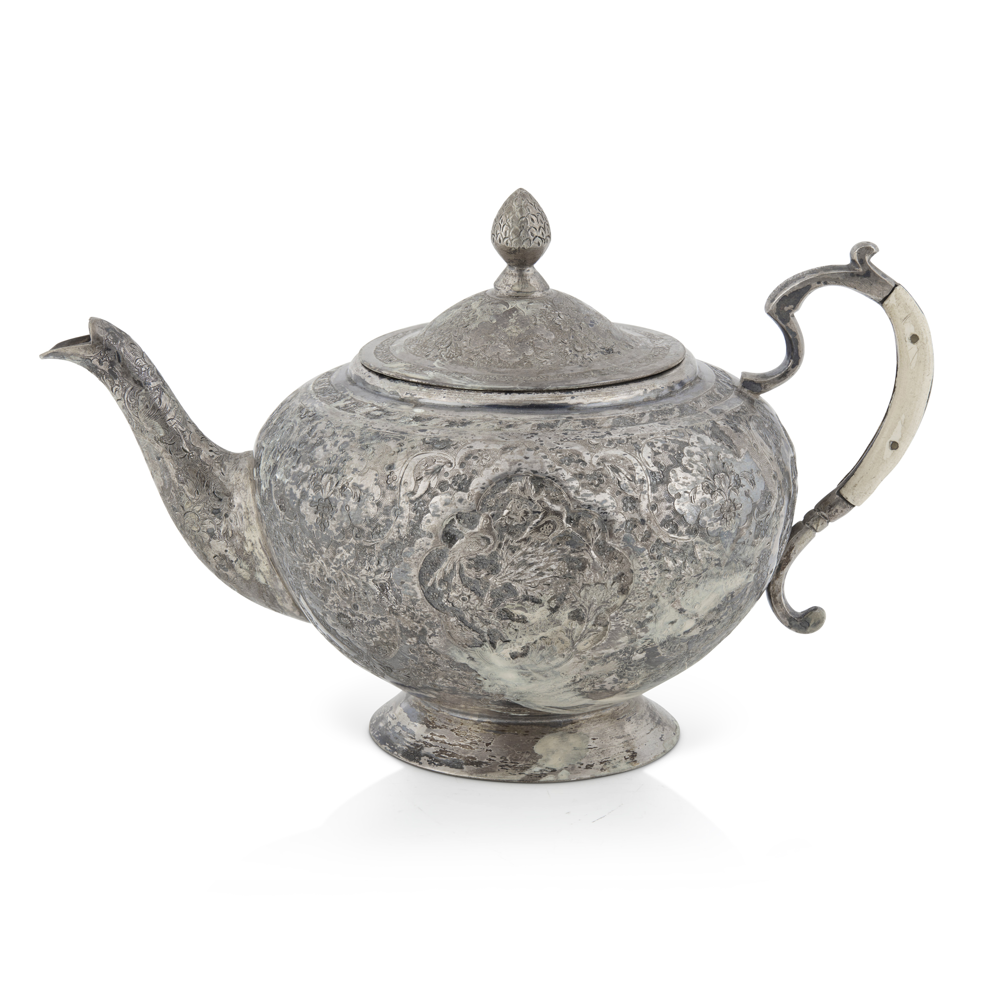 A 19TH CENTURY IRANIAN SAFFRON POT