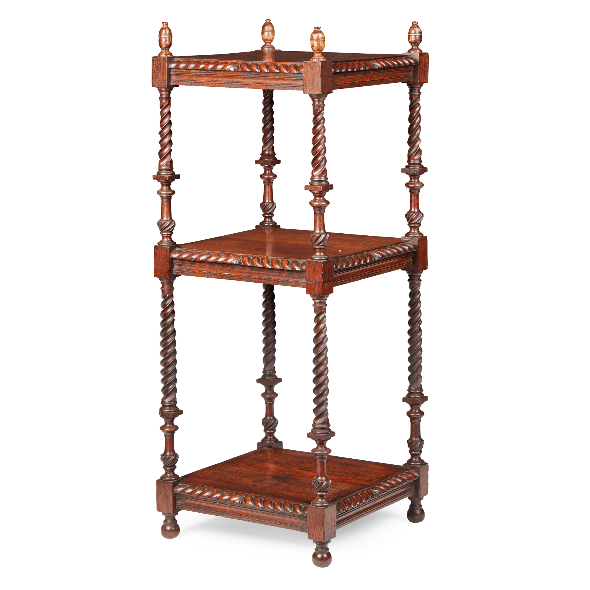 ANGLO-INDIAN PADOUK WHATNOT