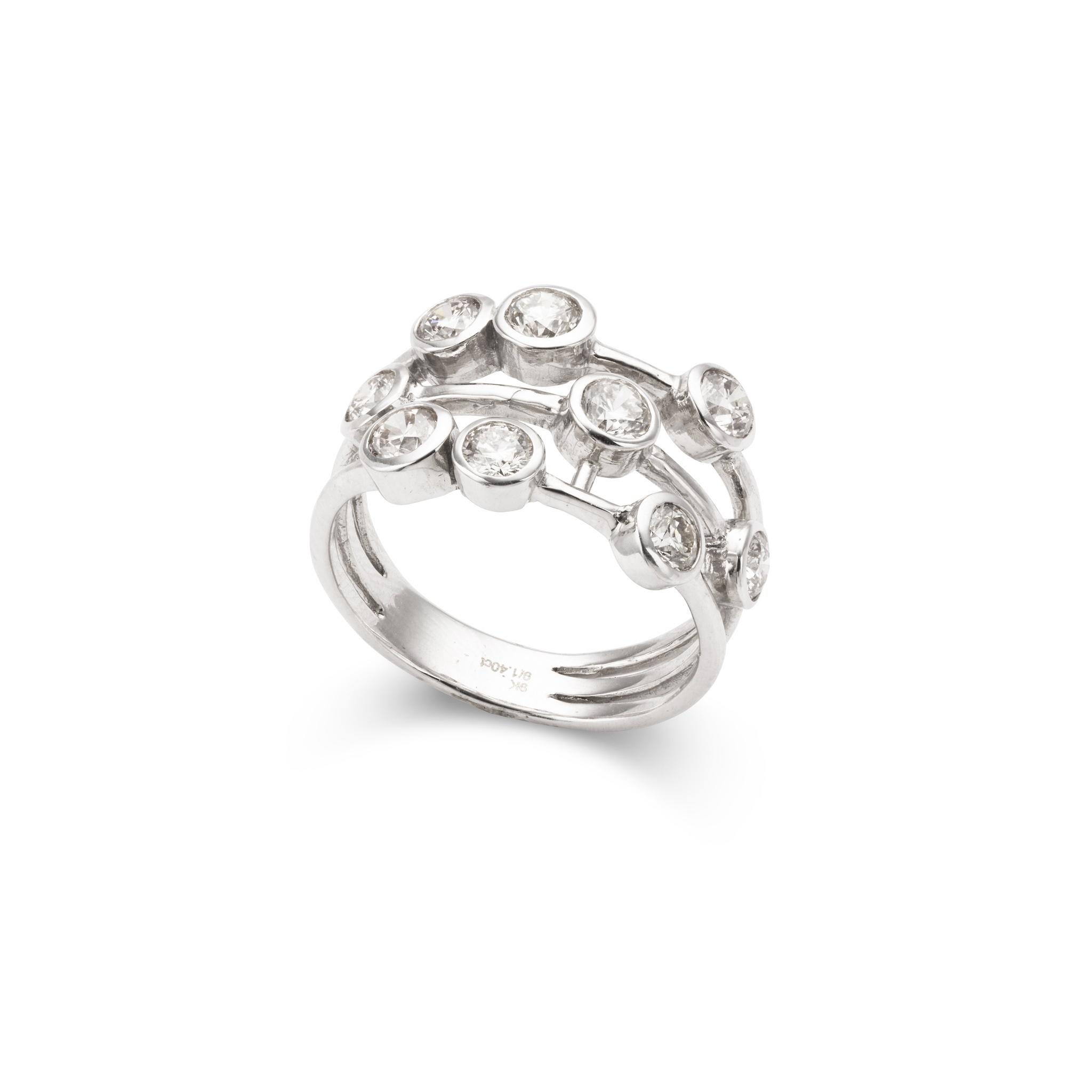 A diamond dress ring
