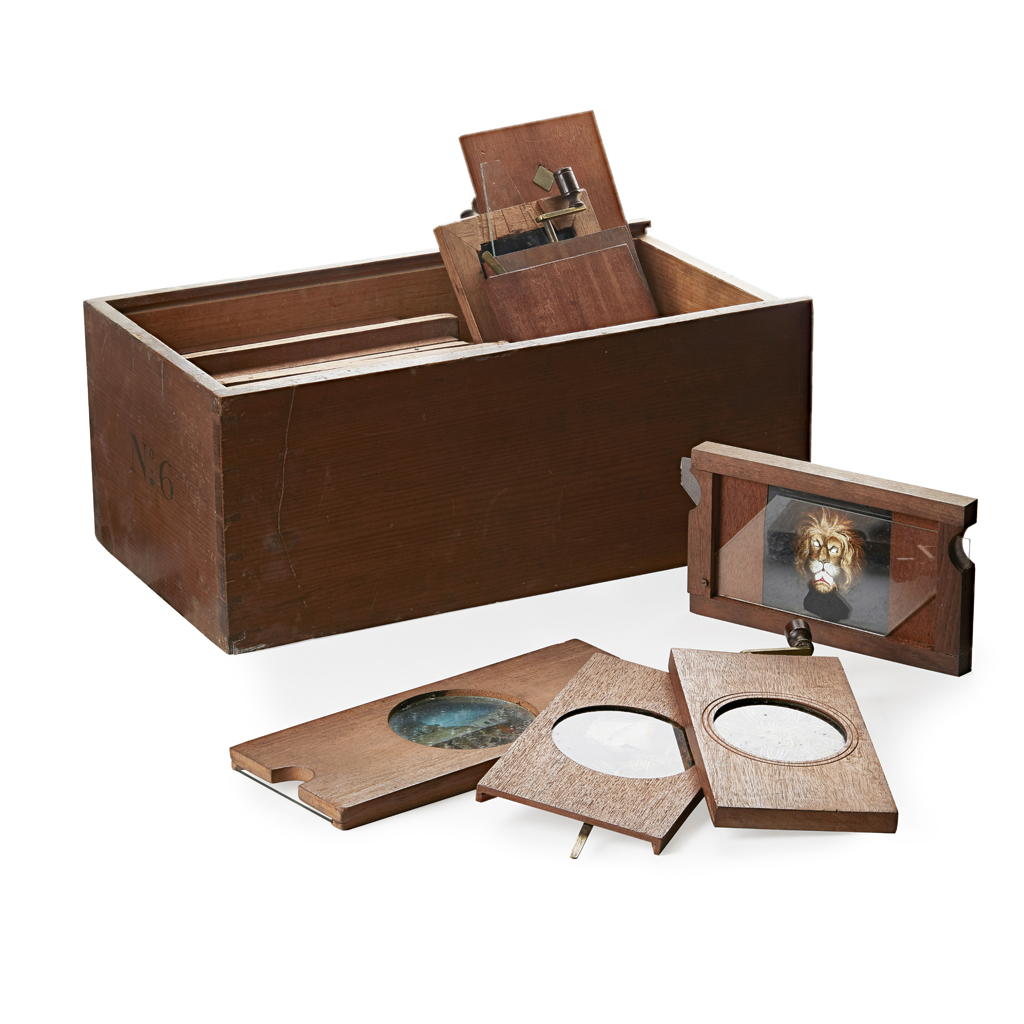 COLLECTION OF MAGIC LANTERN SLIDES