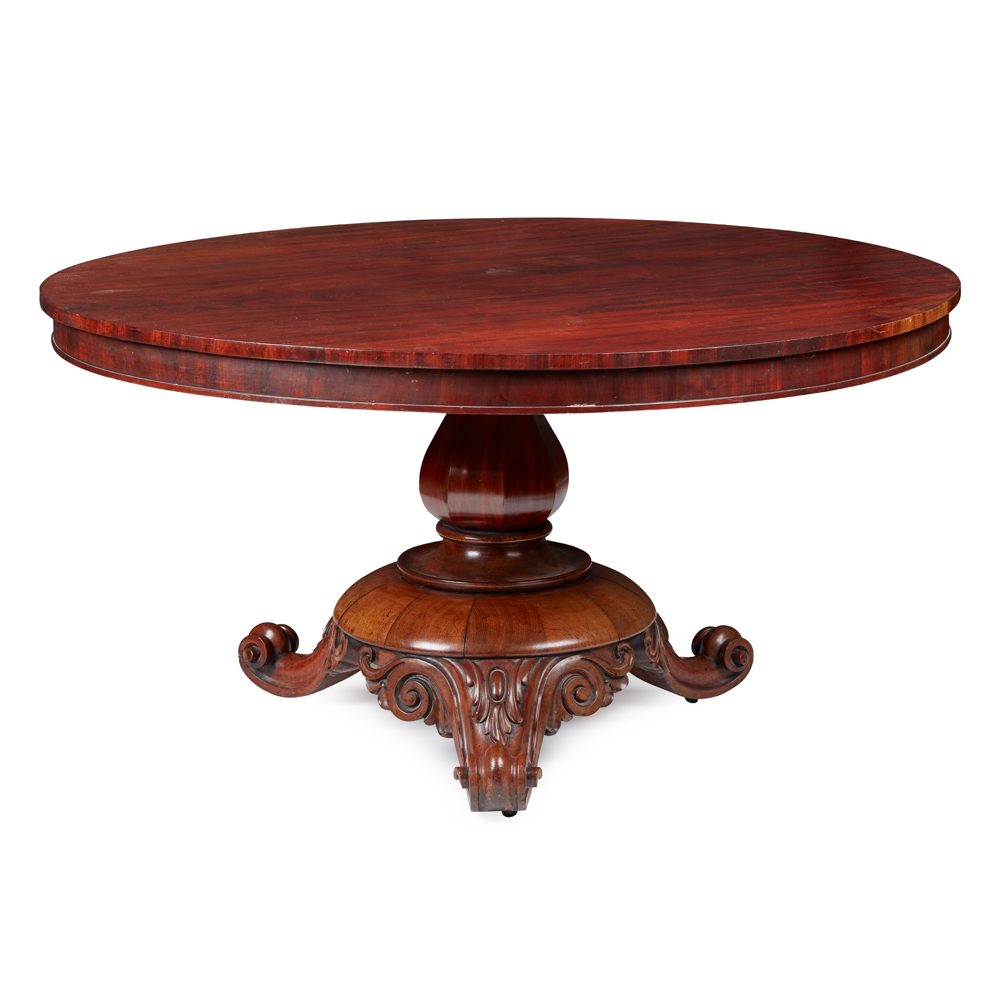 WILLIAM IV MAHOGANY CENTRE TABLE