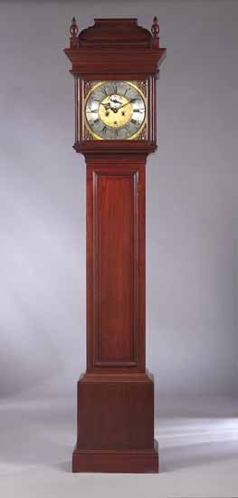 A George I mahogany 8-day longcase clock