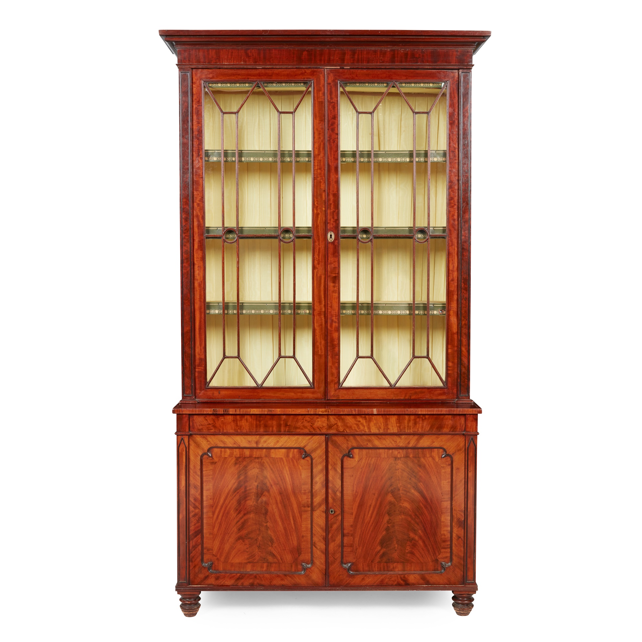 REGENCY MAHOGANY DISPLAY CABINET, IN THE MANNER OF GILLOWS