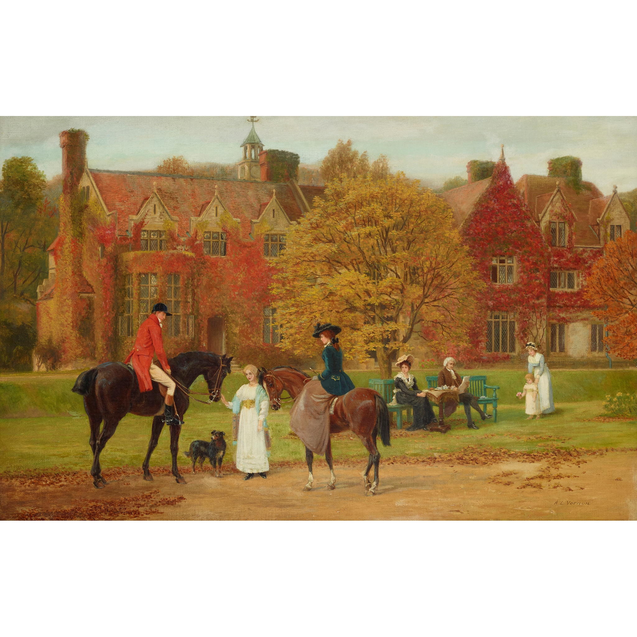 ARTHUR LANGLEY VERNON (BRITISH 1841-1922)