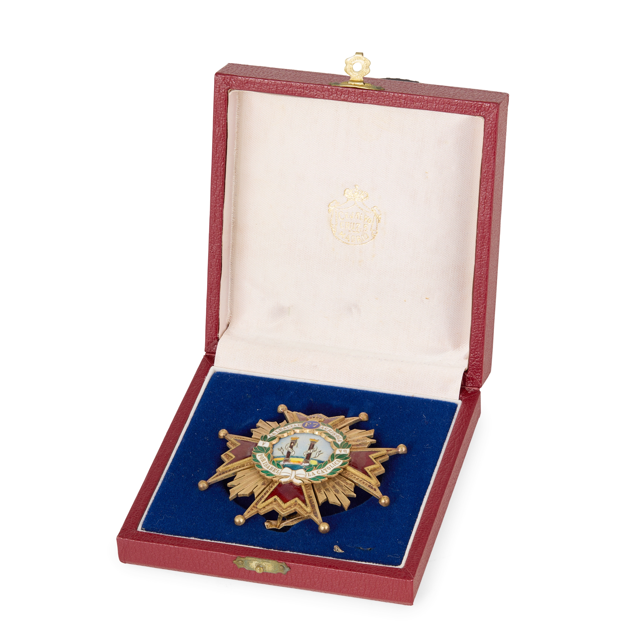 SPAIN – A CASED ROYAL ORDER OF ISABELLA THE CATHOLIC