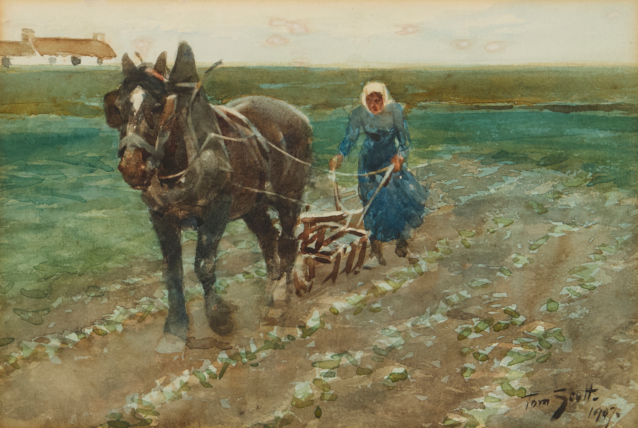 TOM SCOTT R.S.A., R.S.W. (SCOTTISH 1854-1927)