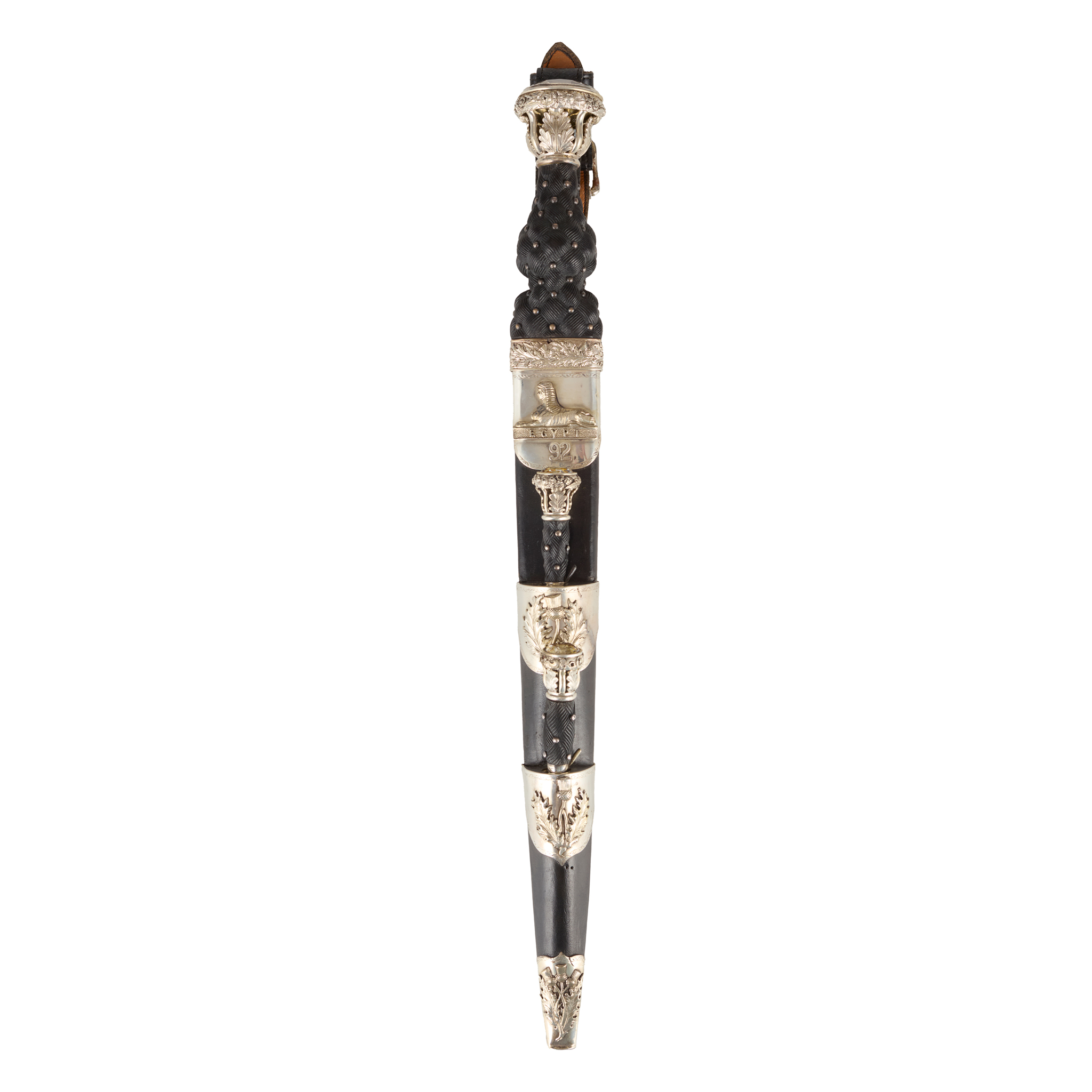 A VICTORIAN 92ND HIGHLANDERS (GORDON HIGHLANDERS) OFFICER'S DIRK