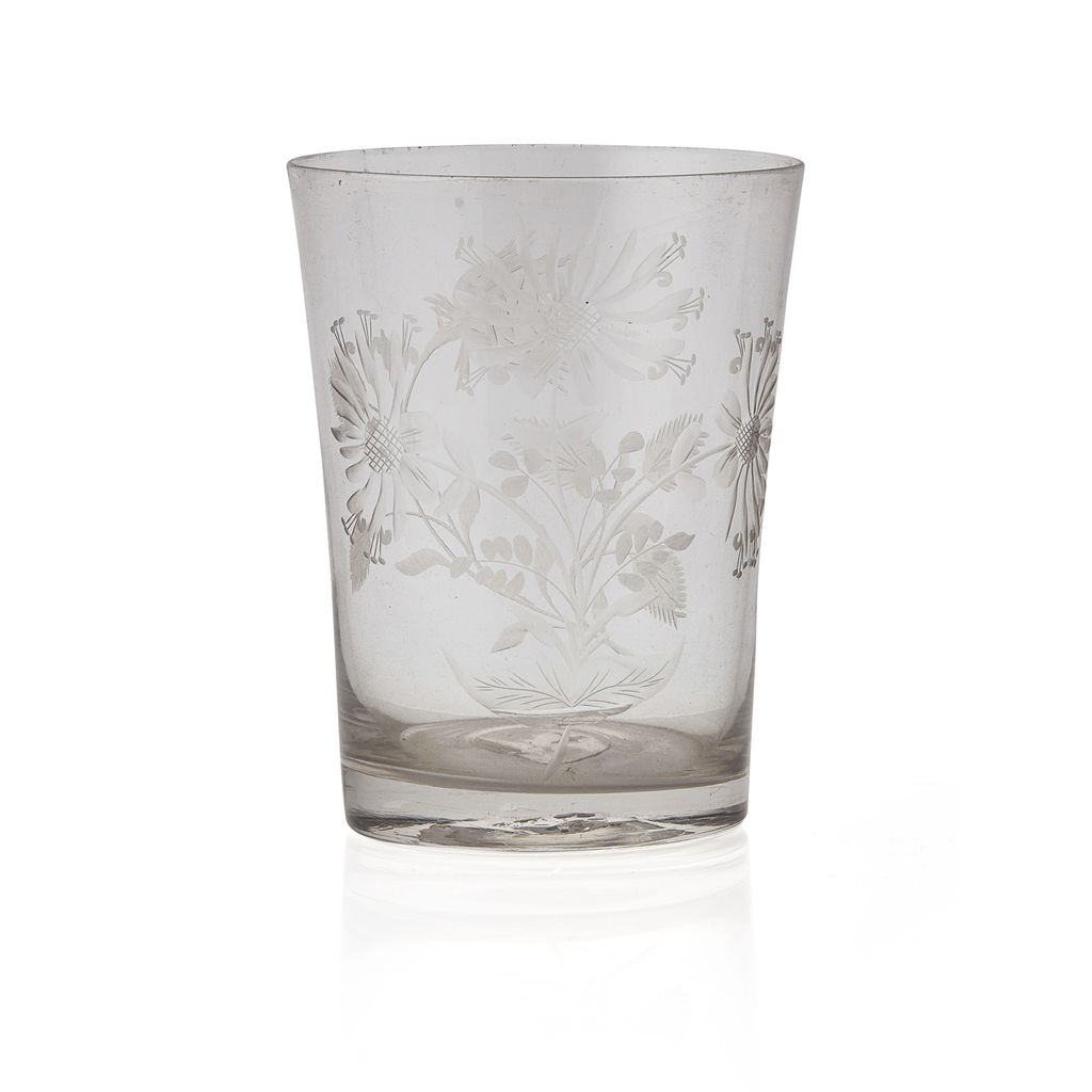 JACOBITE ENGRAVED TUMBLER