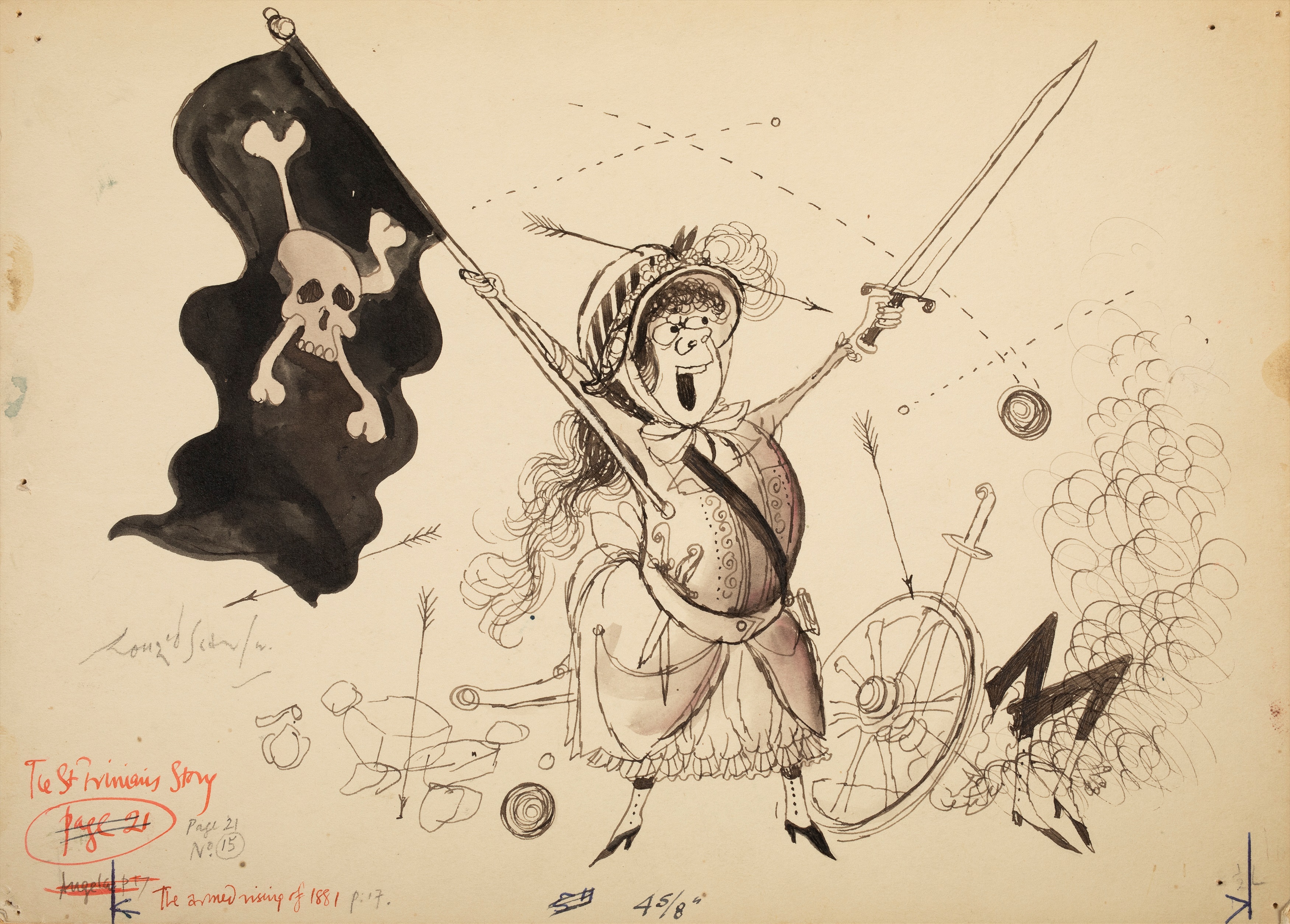 Ronald Searle C.B.E. R.D.I. (British 1920-2011)