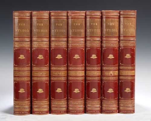 A bound set of the 'Studio' magazine