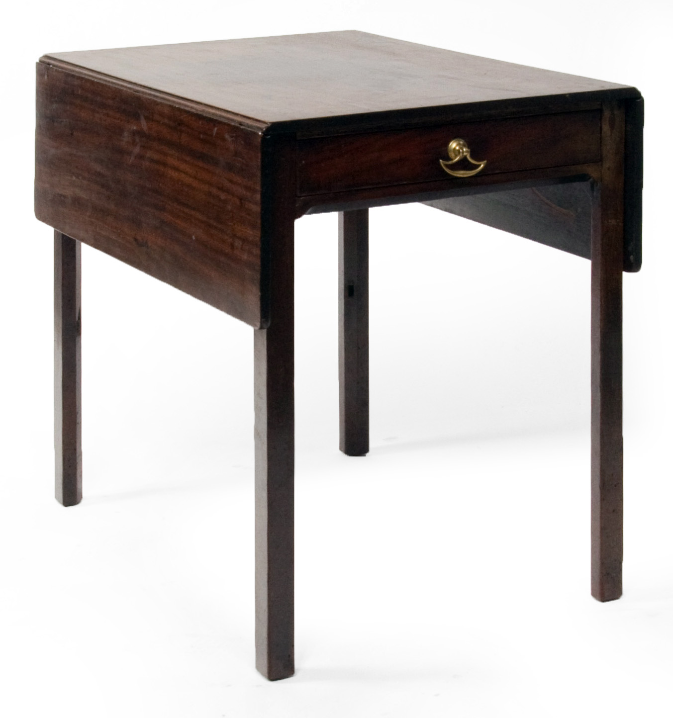 A Georgian mahogany supper table