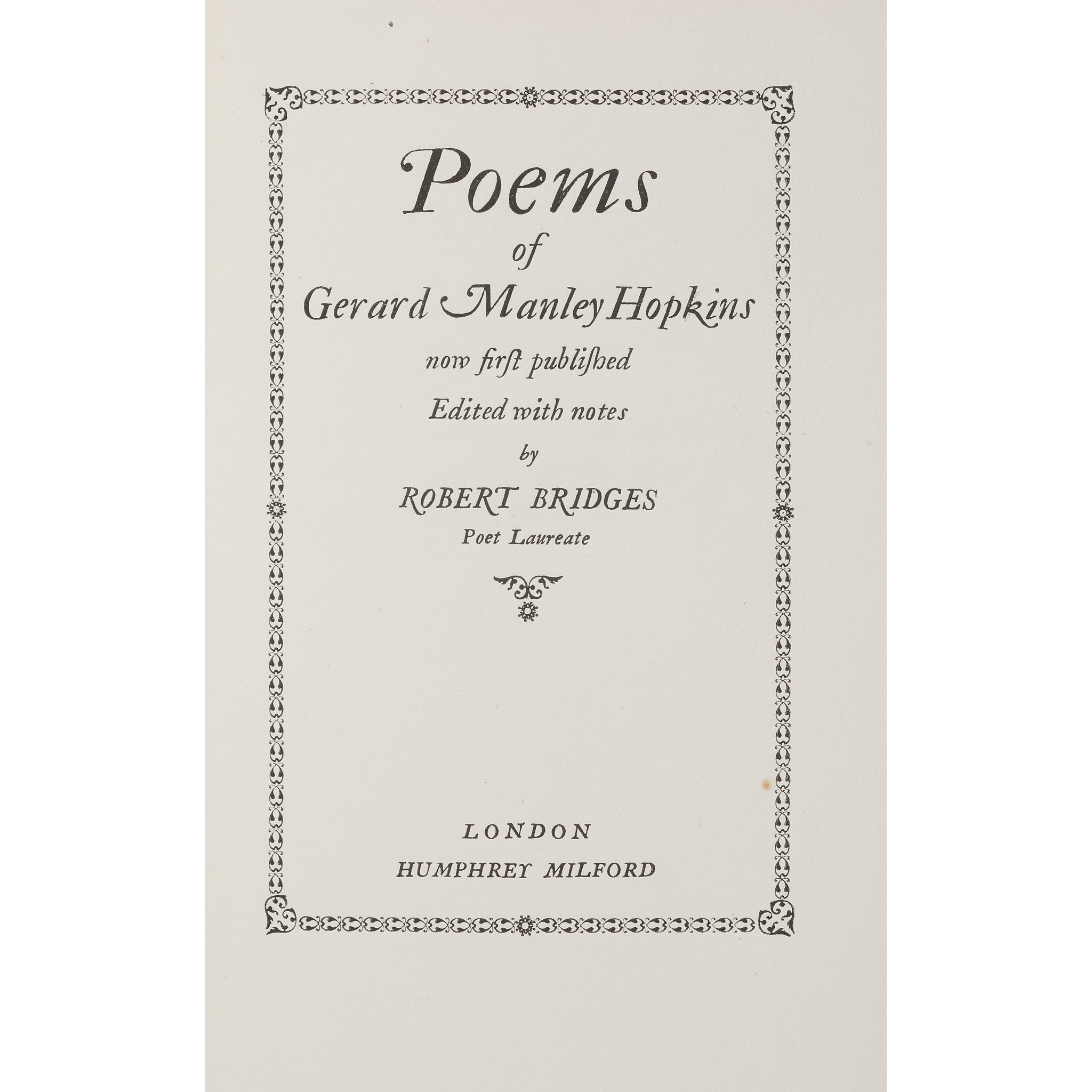 Hopkins, Gerard Manley