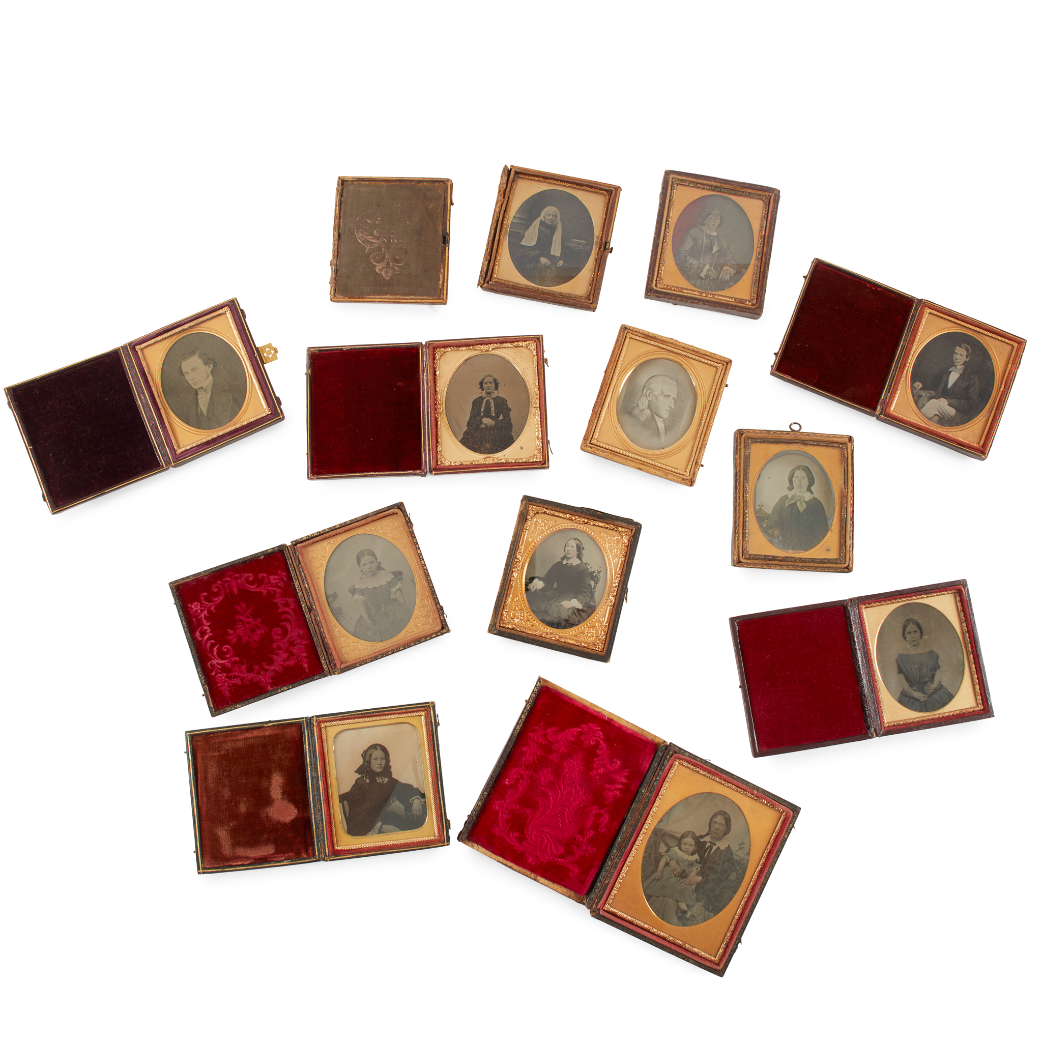 25 Cased Ambrotypes
