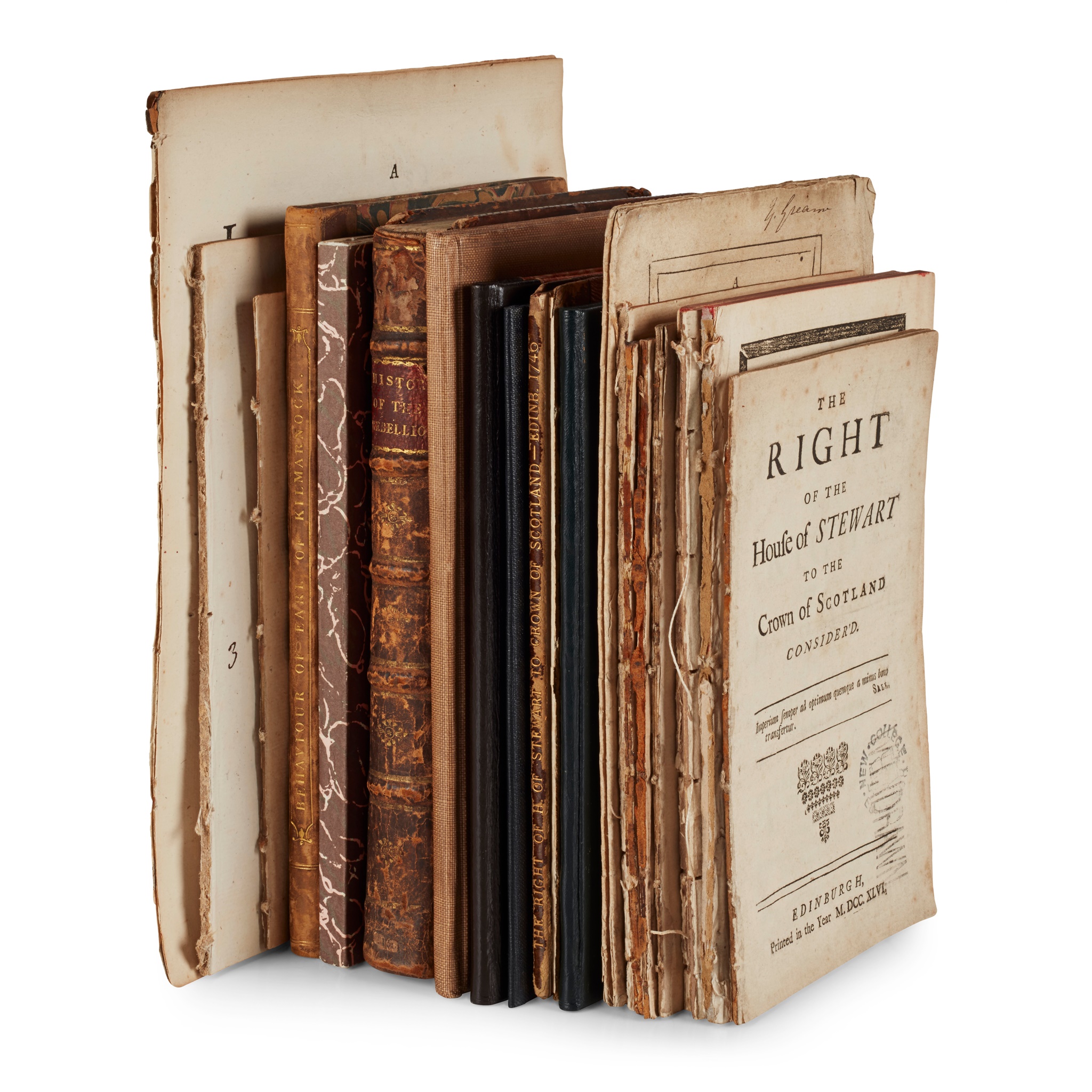 Jacobite Rising of 1745-46, 21 pamphlets (12 disbound)