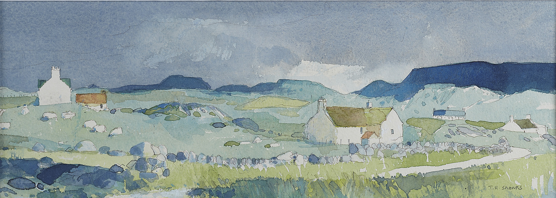 TOM SHANKS R.S.W., R.G.I. (SCOTTISH B.1921)