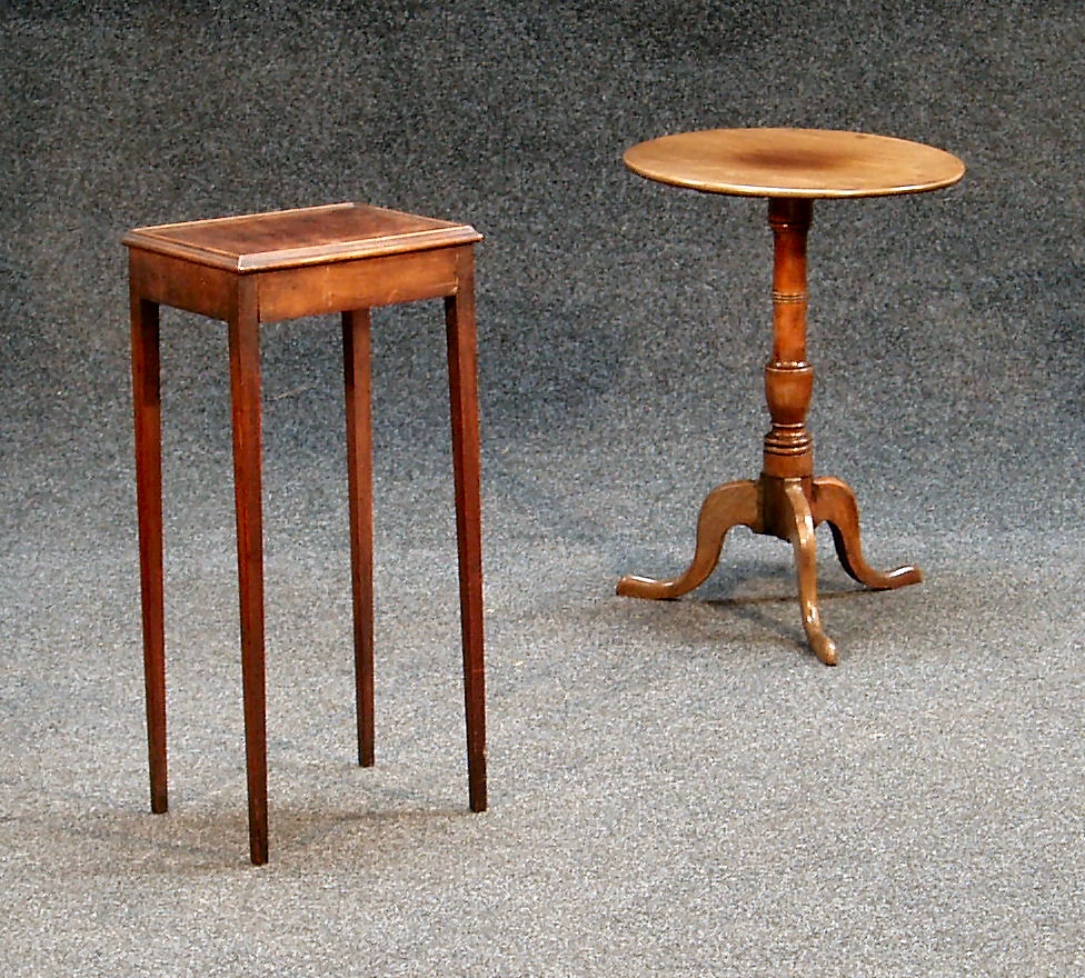 A Georgian mahogany occasional table,