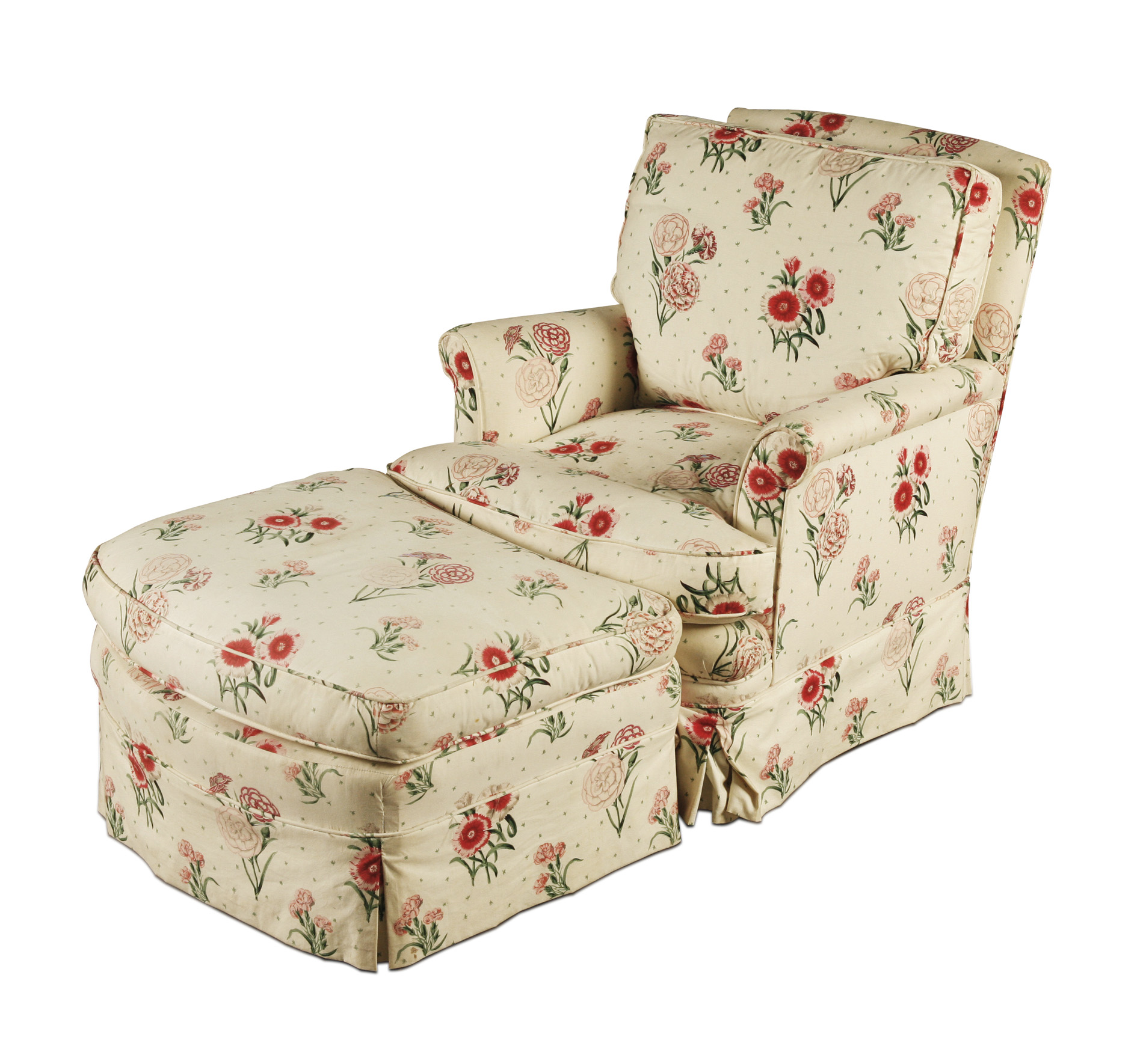 FLORAL UPHOLSTERED DUCHESSE BRISE