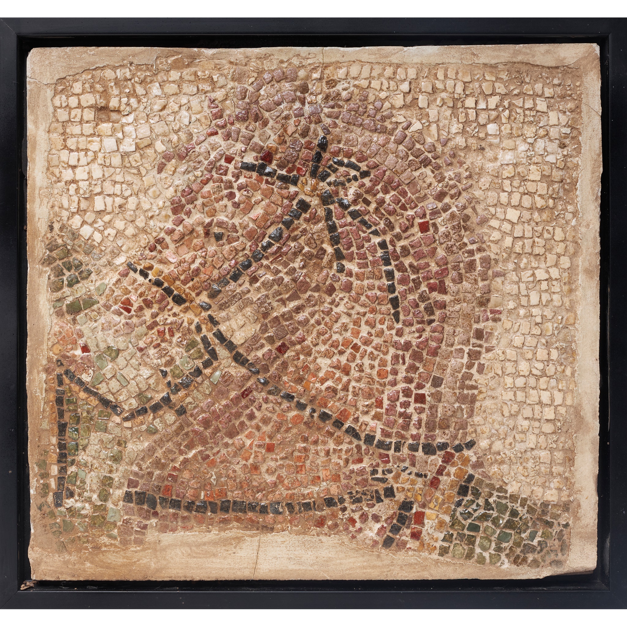 ROMAN MOSAIC OF A HORSE