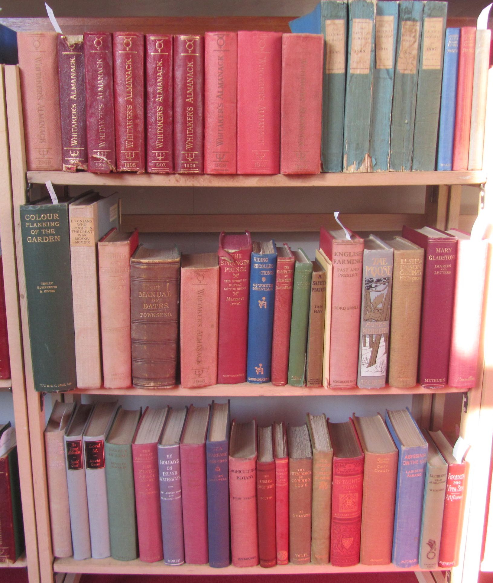 QUANTITY OF CLOTH-BOUND HISTORY, TRAVEL AND TOPOGRAPHY: c. 540 volumes