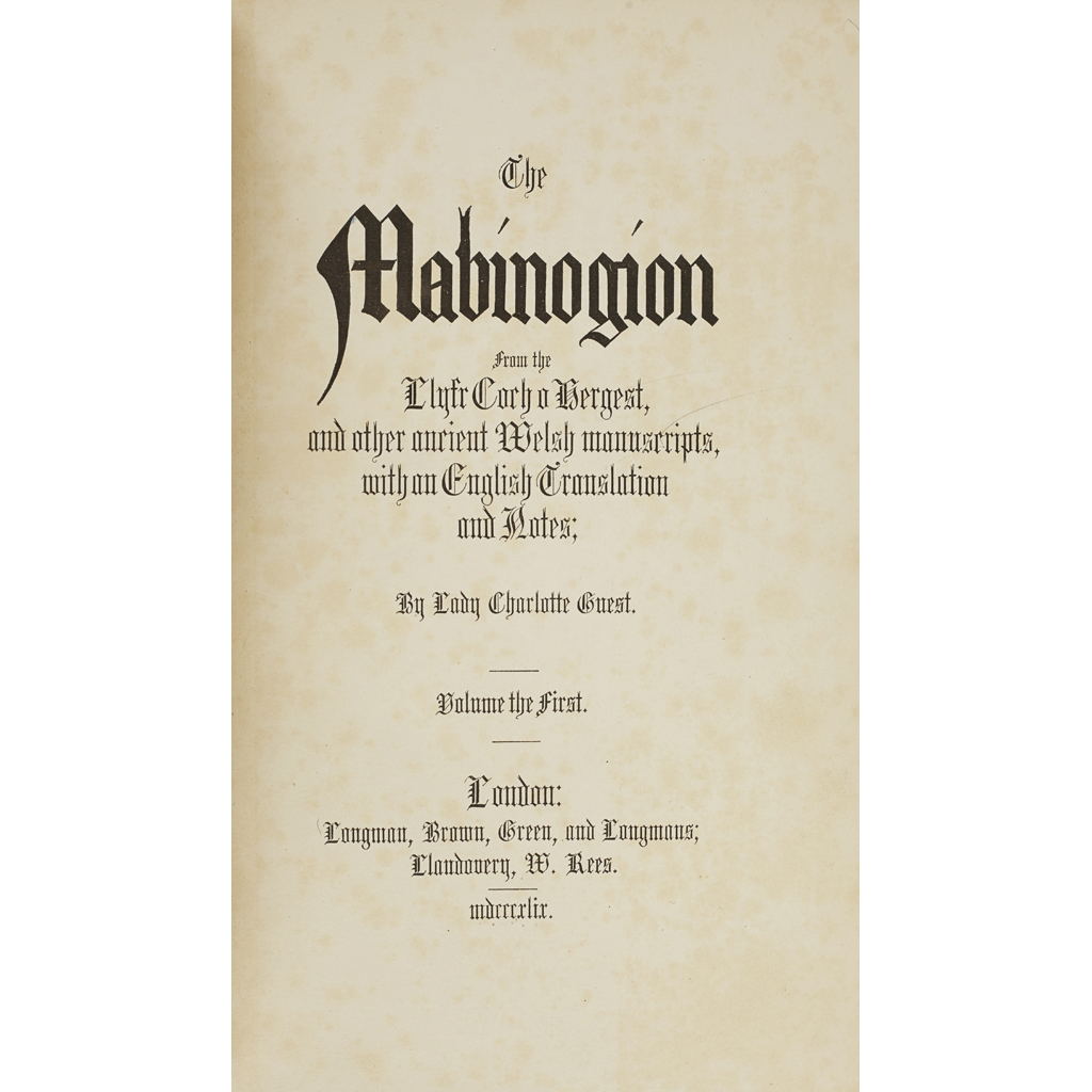 Wales - The Mabinogion, from the Llyfr Corh o Hergest,