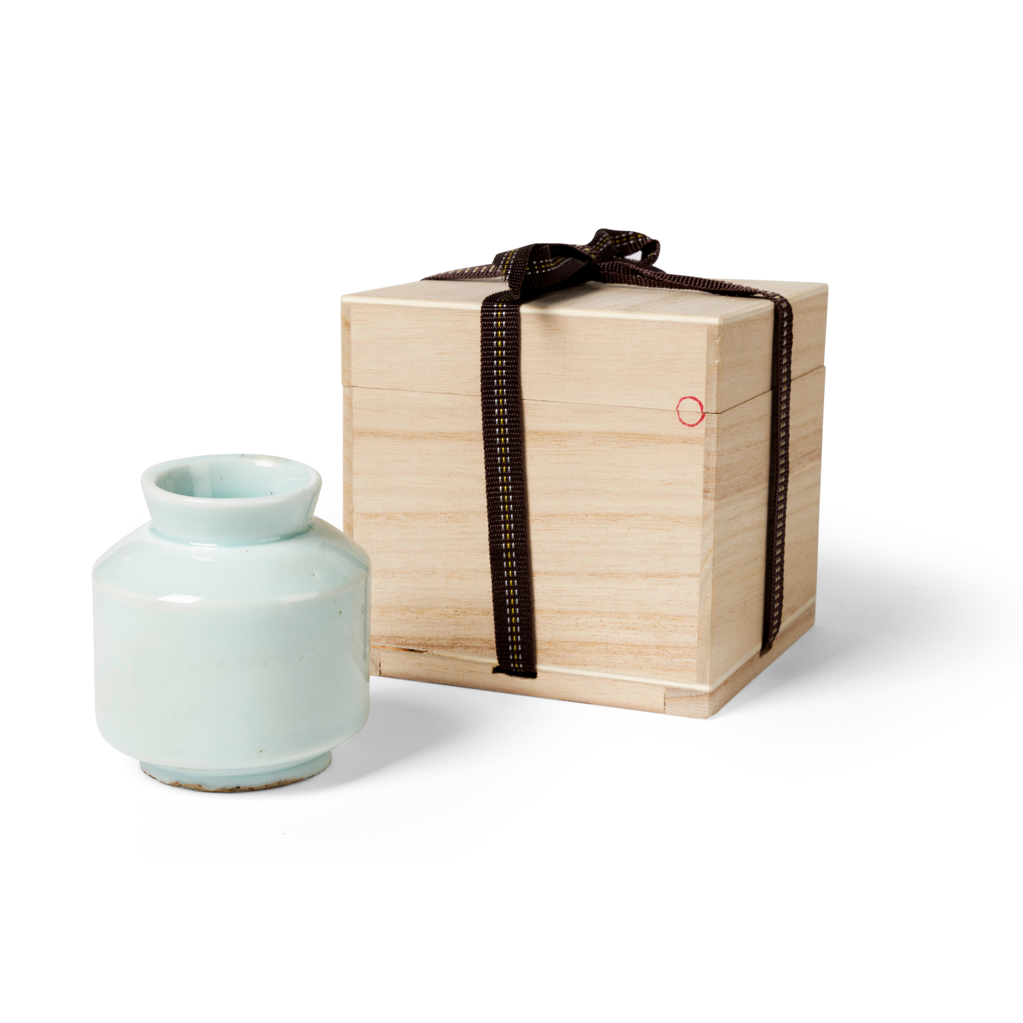 KOREAN BLUISH-GLAZED MEDICINE JAR