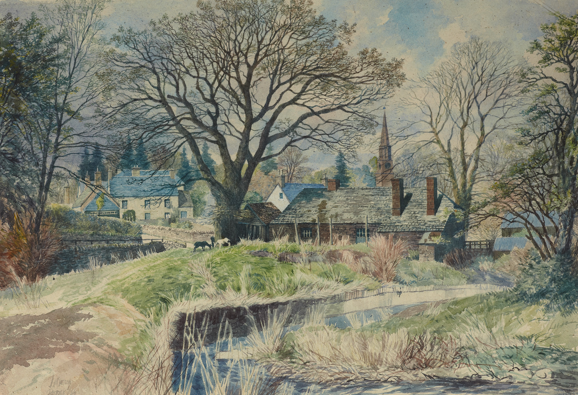 JAMES MCINTOSH PATRICK R.S.A., R.O.I., A.R.E., L.L.D. (SCOTTISH 1907-1998)