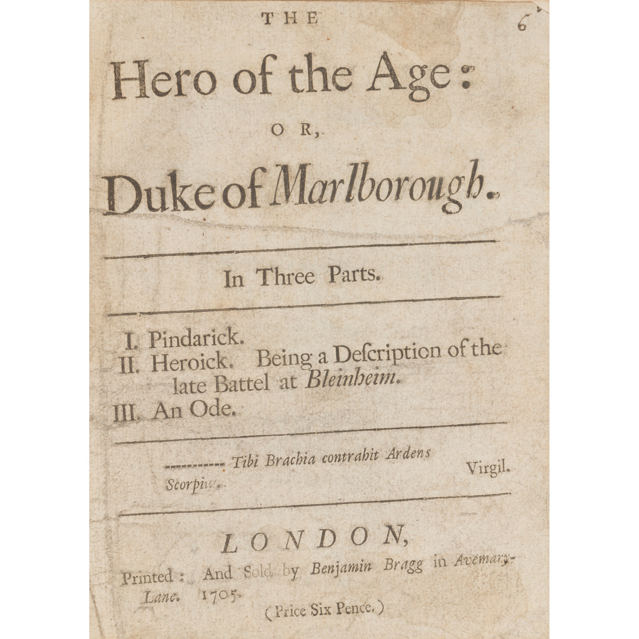 War of the Spanish Succession; Battle of Blenheim
