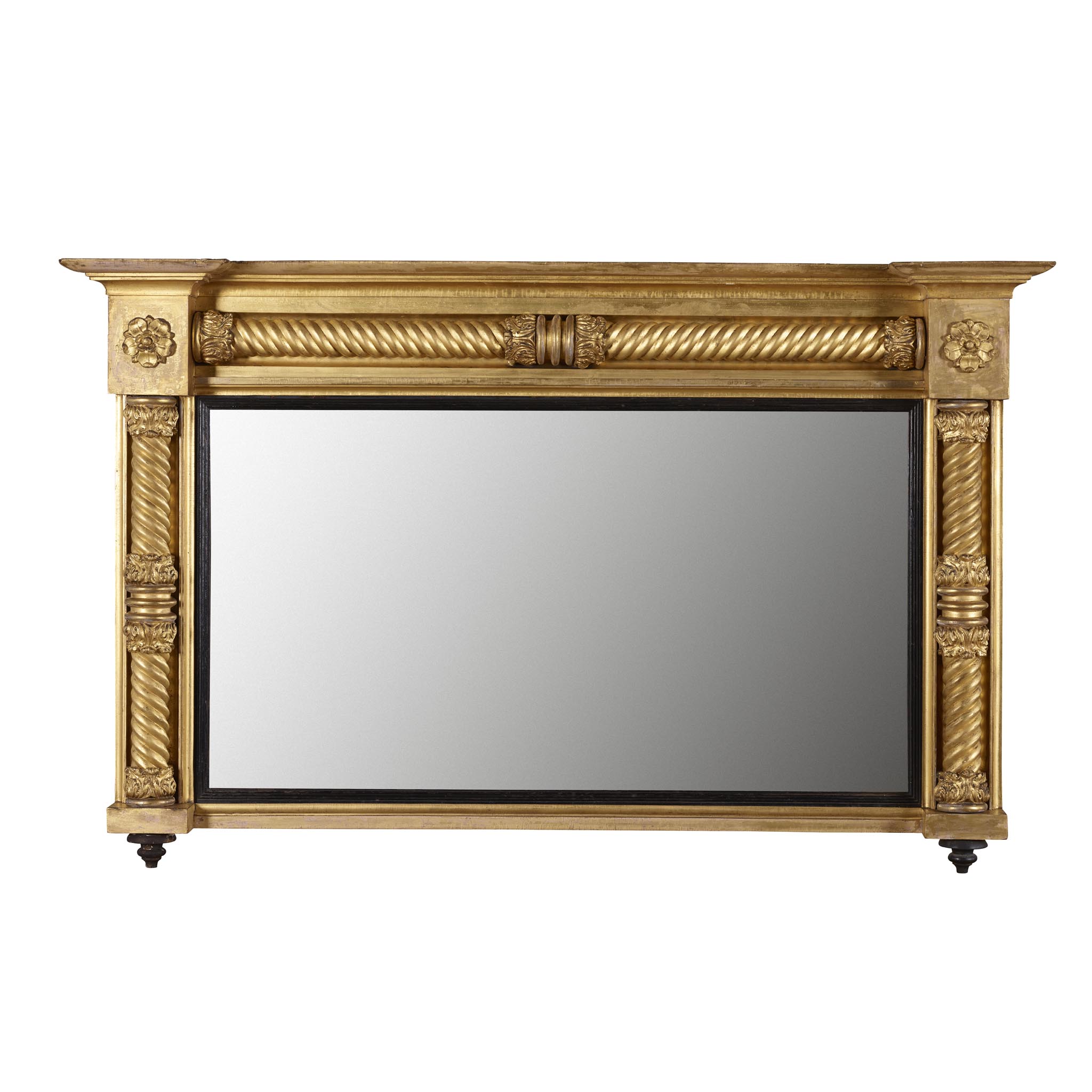 WILLIAM IV GILTWOOD OVERMANTEL MIRROR