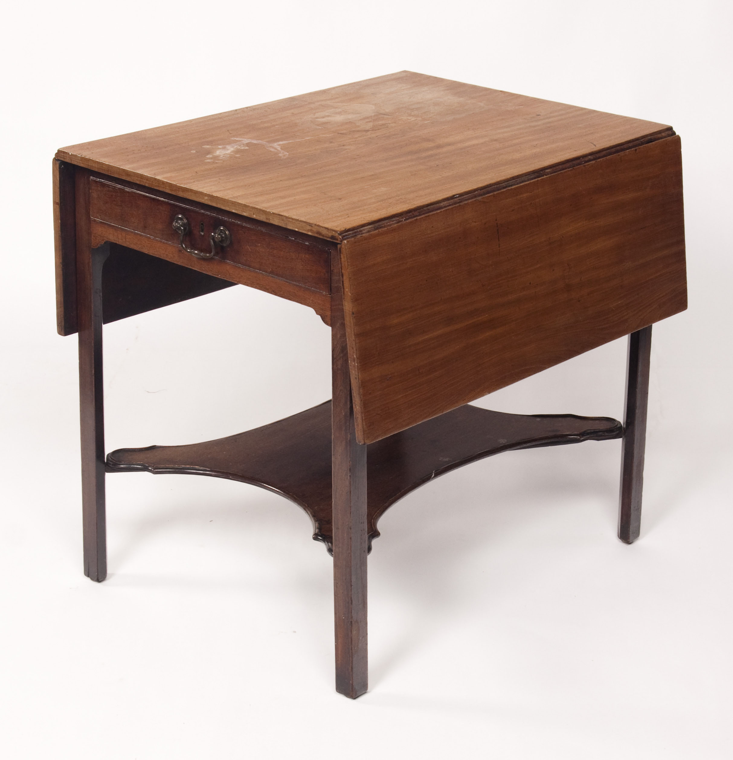 A late 18th century mahogany supper table