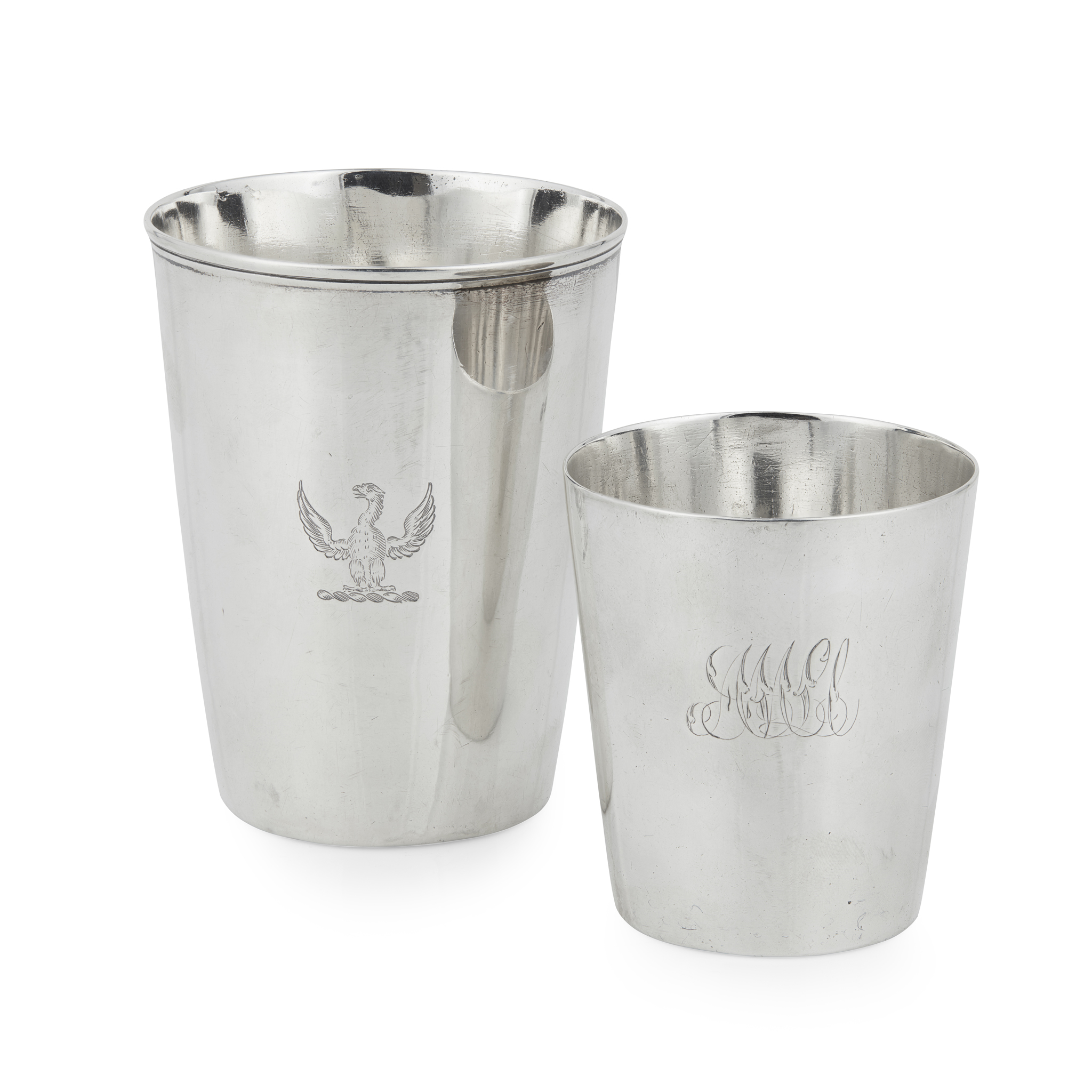 A GEORGE III BEAKER