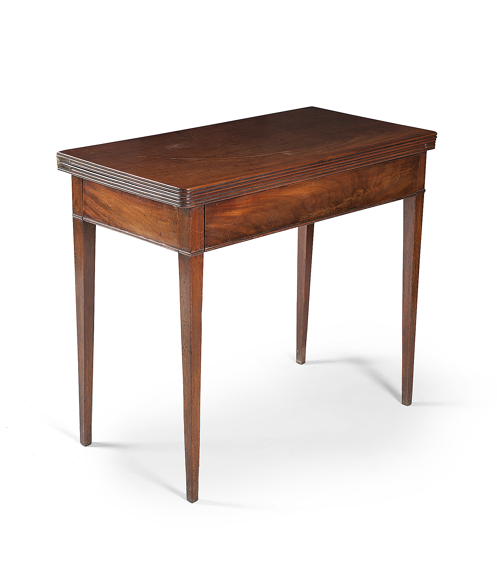 GEORGE III MAHOGANY TEA TABLE