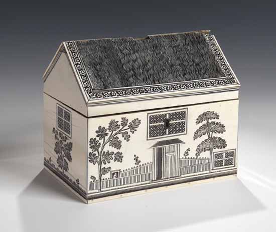 An early 19th century Vizagapatan ivory work box