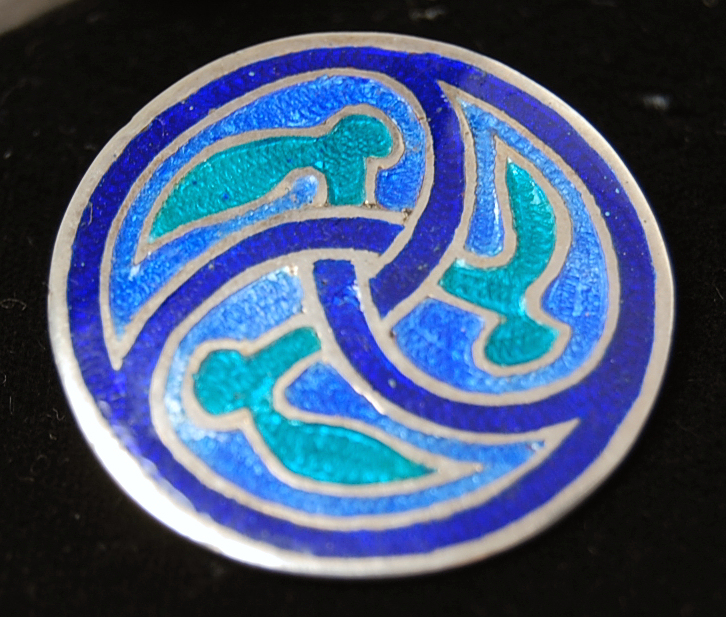 Iona - a scarce Scottish provincial enamelled brooch
