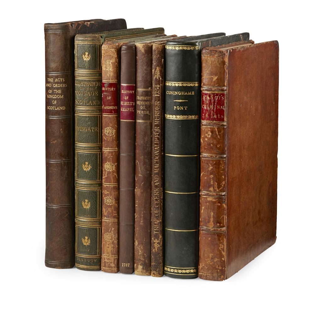 SCOTLAND, ANTIQUARIAN, 8 VOLUMES INCLUDING