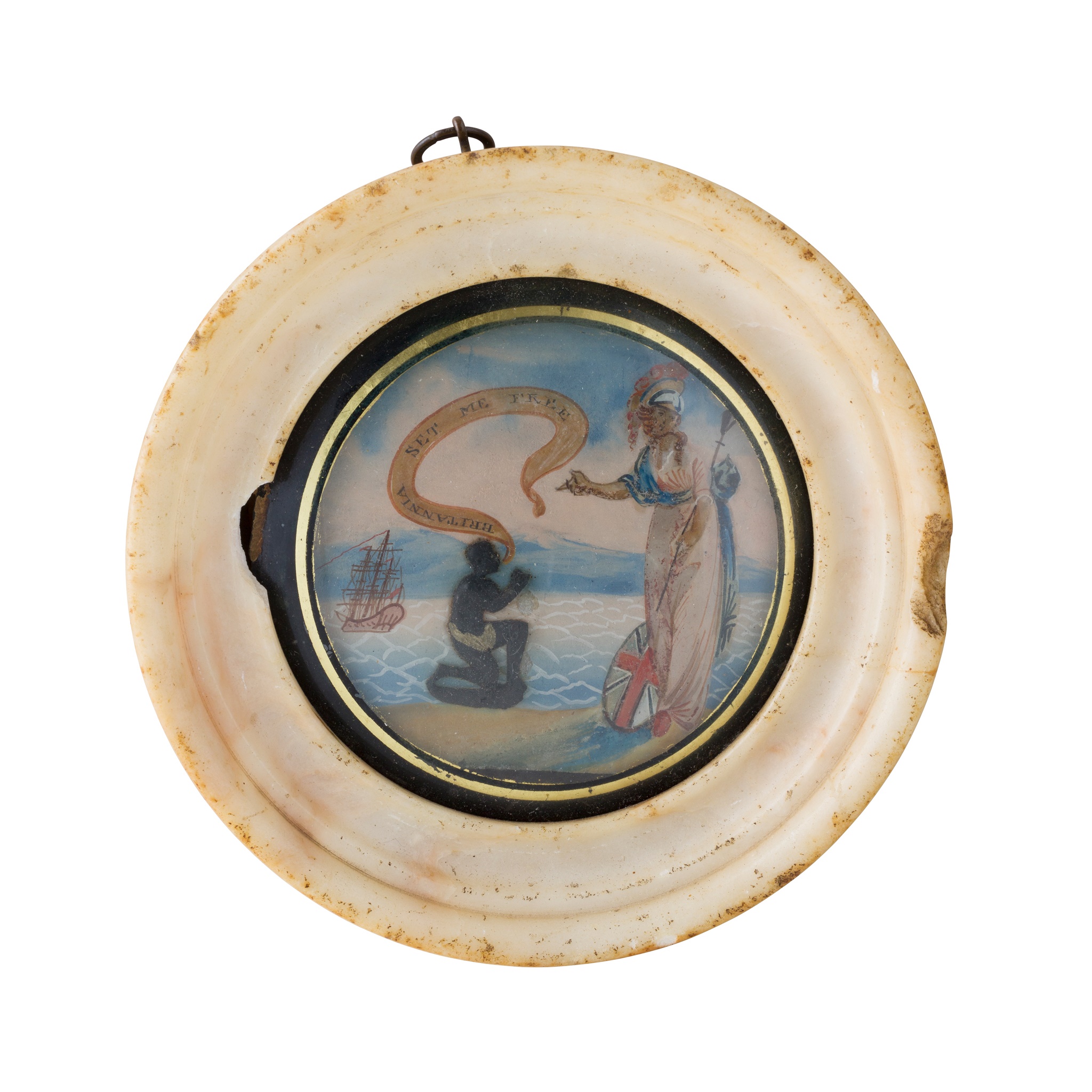 RARE ABOLITIONIST ANTI-SLAVERY ROUNDEL