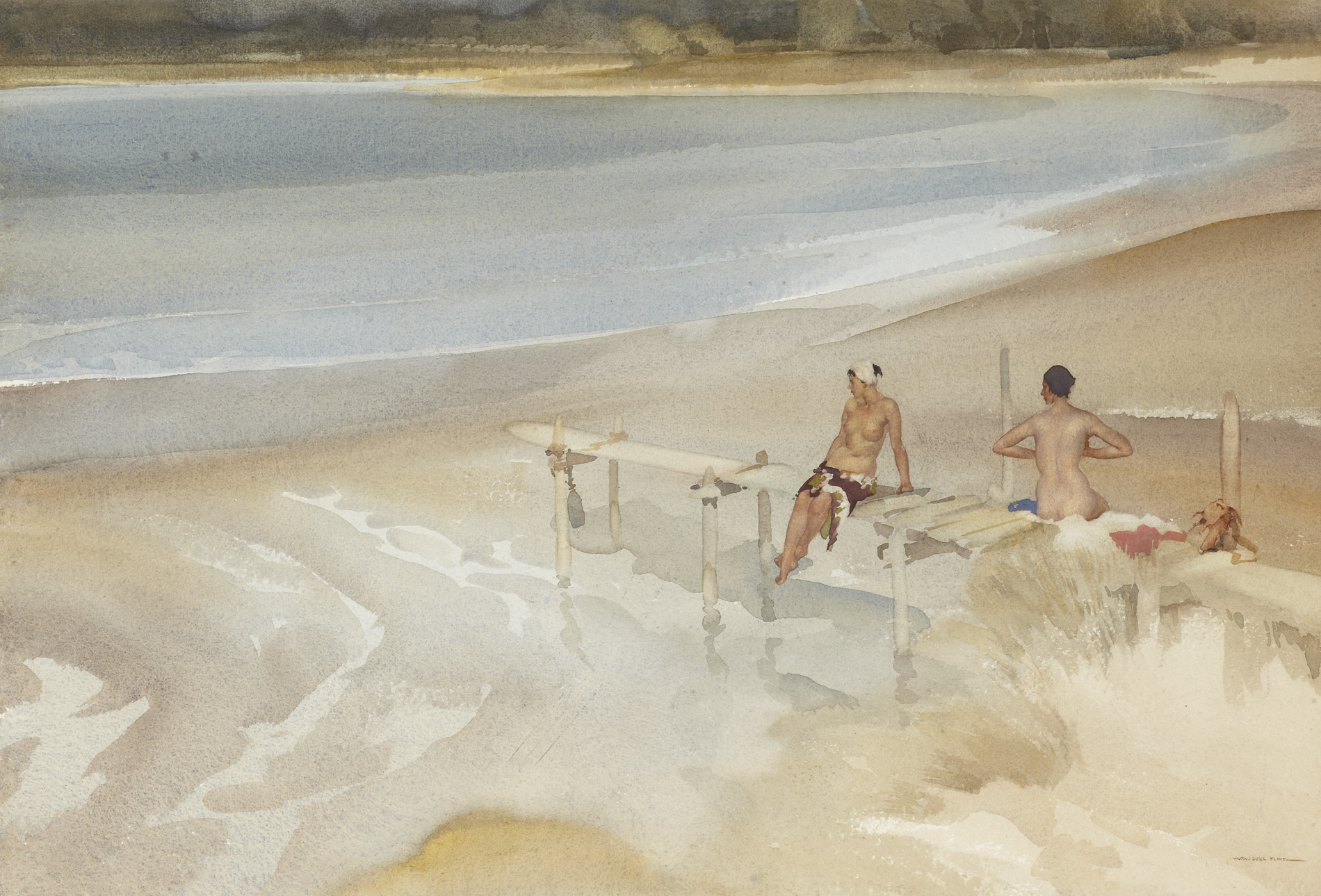 SIR WILLIAM RUSSELL FLINT P.R.A., P.R.W.S., R.S.W., R.O.I., R.E. (SCOTTISH 1880-1969)