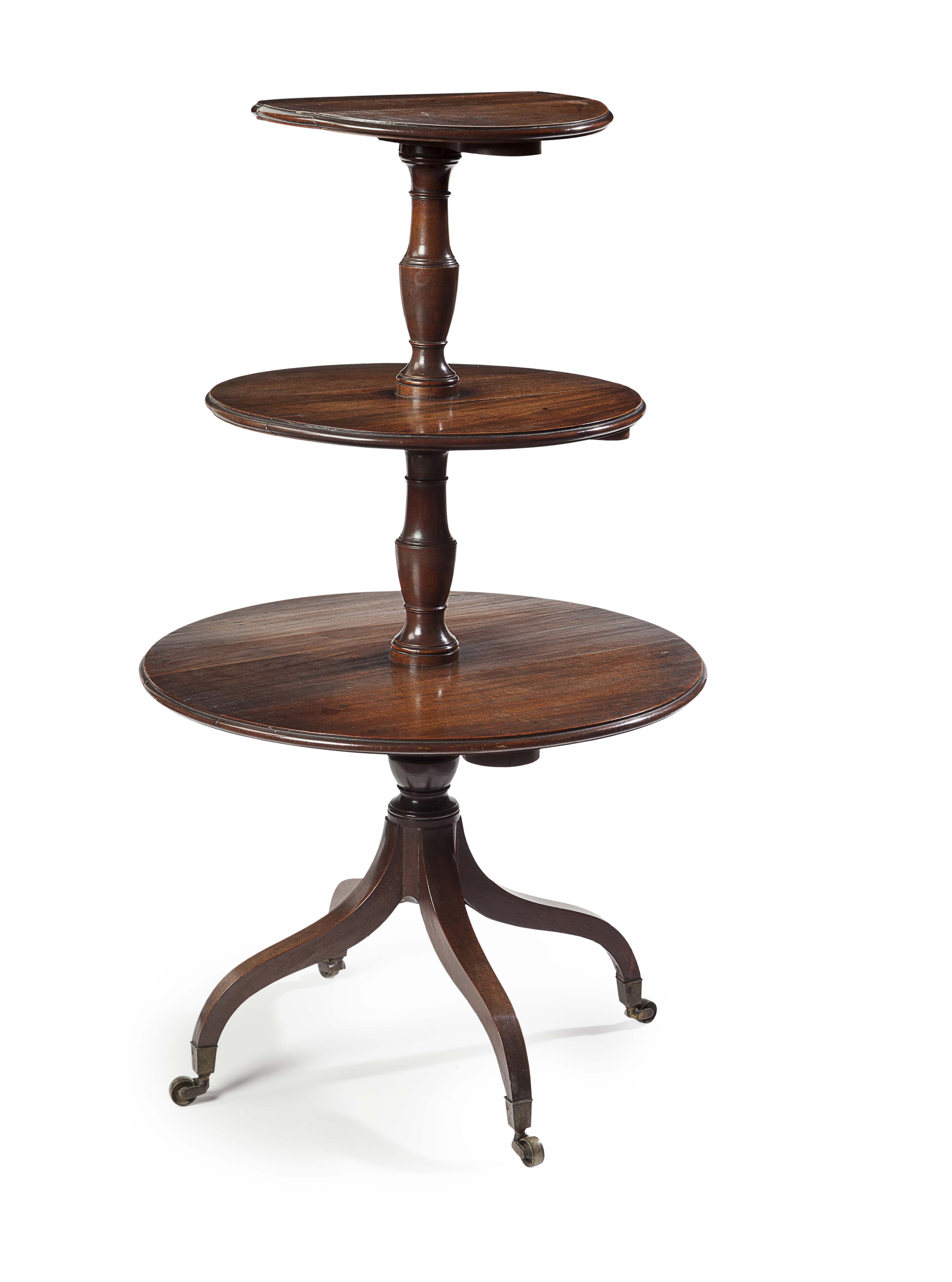 GEORGE III MAHOGANY DUMB WAITER