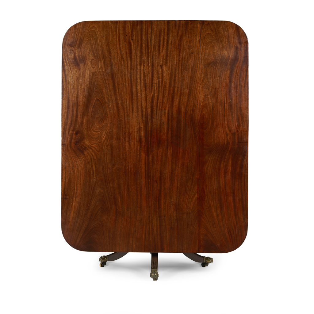 LATE GEORGE III MAHOGANY BREAKFAST TABLE