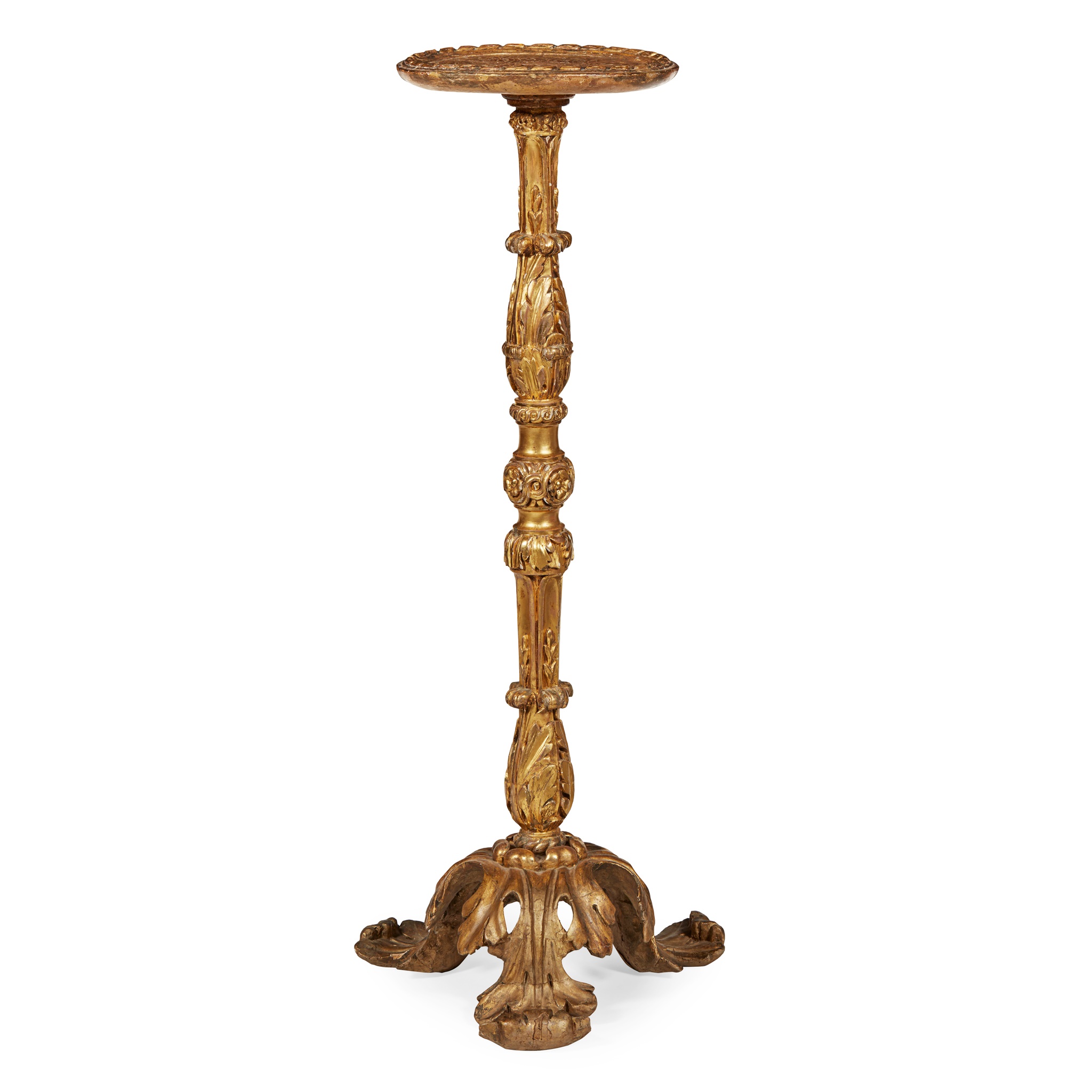 GEORGE I GILTWOOD TORCHERE