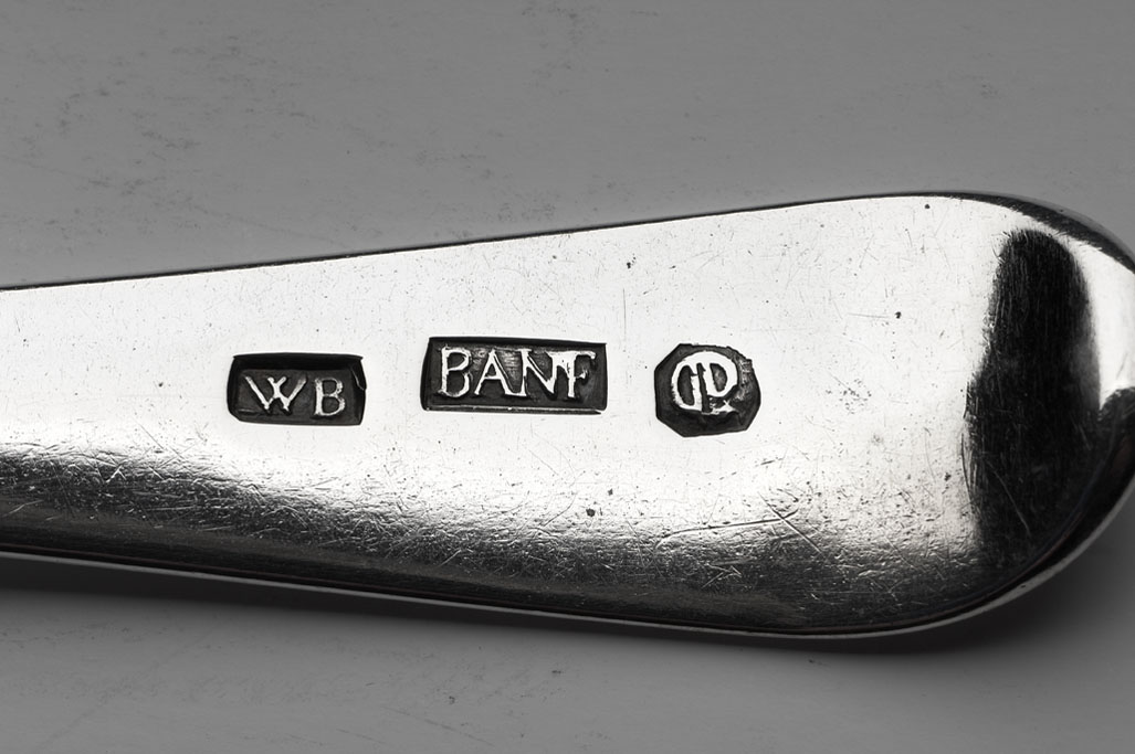 Banff - a set of six Scottish provincial tablespoons