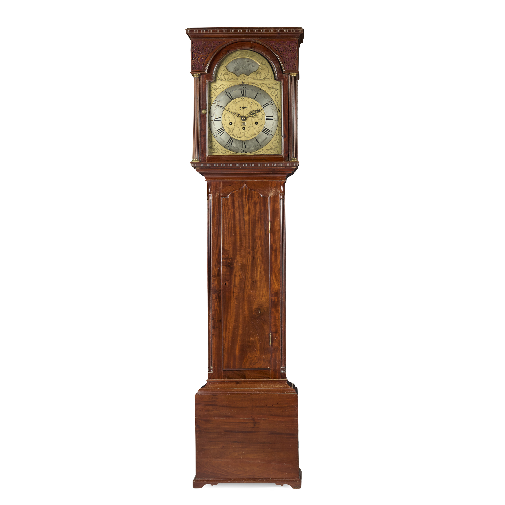 SCOTTISH MAHOGANY MUSICAL LONGCASE CLOCK, BY ROBERT MASSON, KILMARNOCK