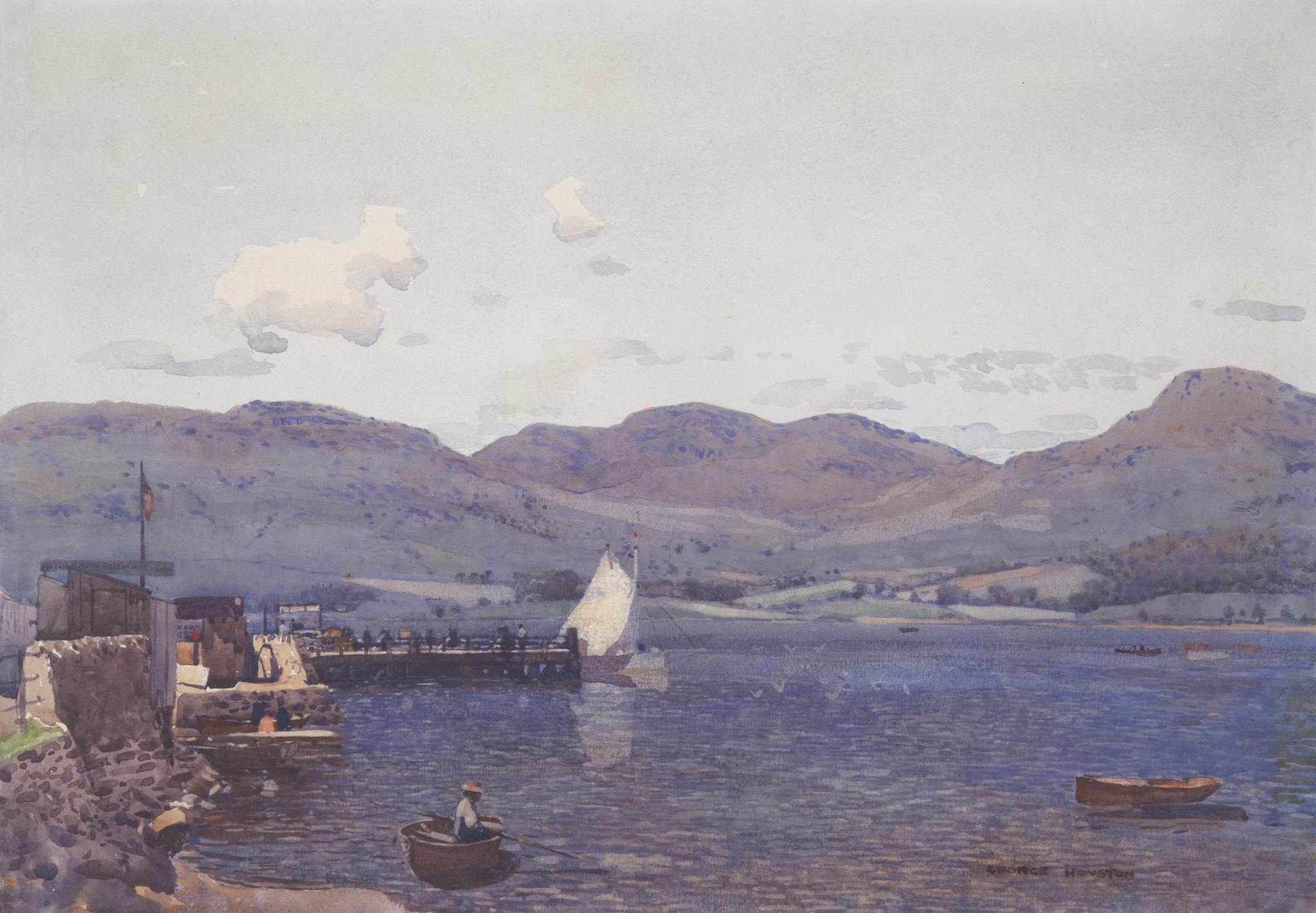 GEORGE HOUSTON R.S.A., R.S.W., R.I. (SCOTTISH 1869-1947)