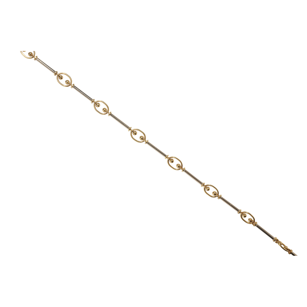 A modern 18ct gold necklace, Eric N Smith