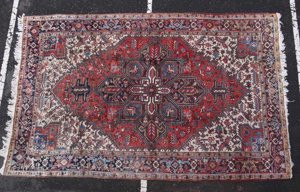 A Heriz carpet