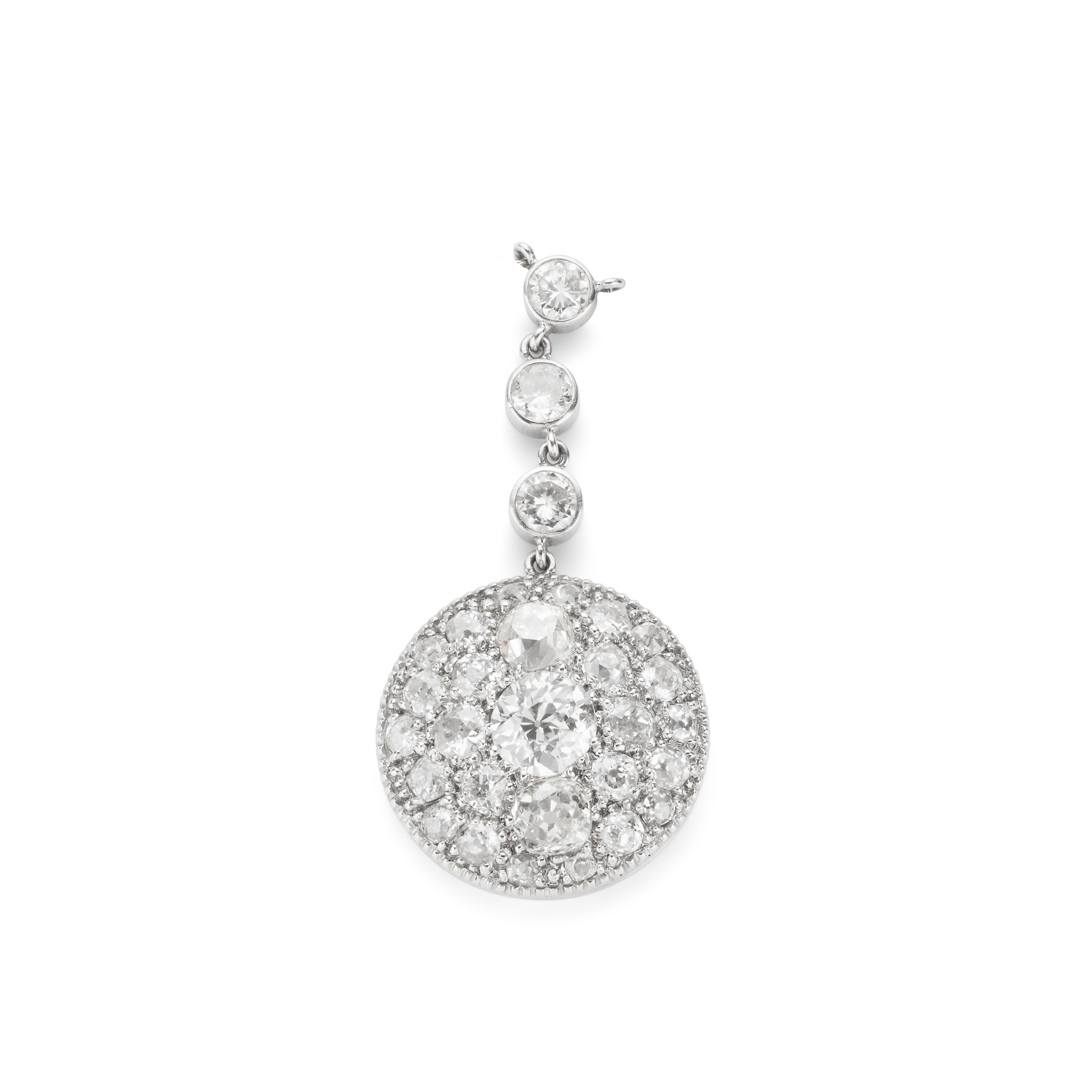 A diamond pendant
