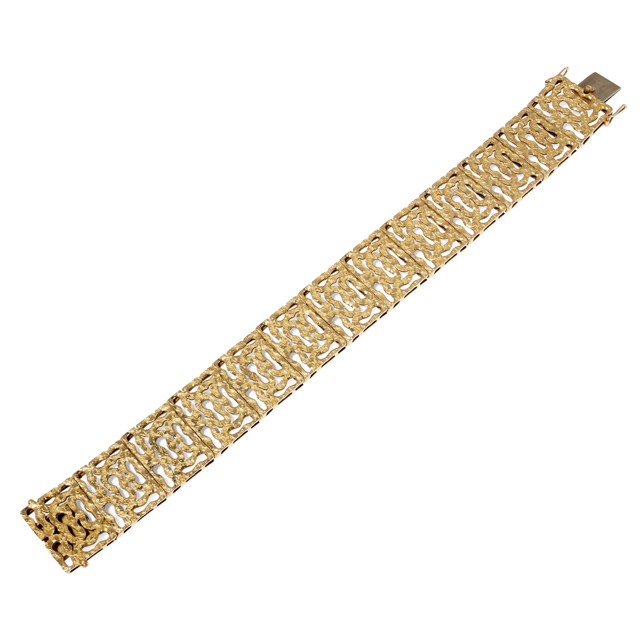 A fancy-link bracelet, 1970s