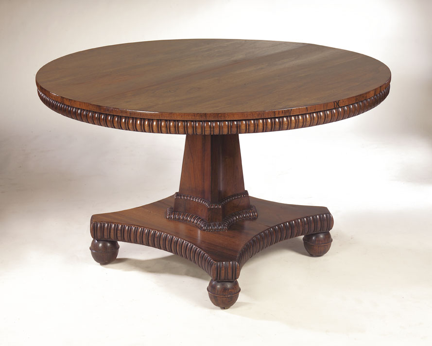 A Regency mahogany centre table,