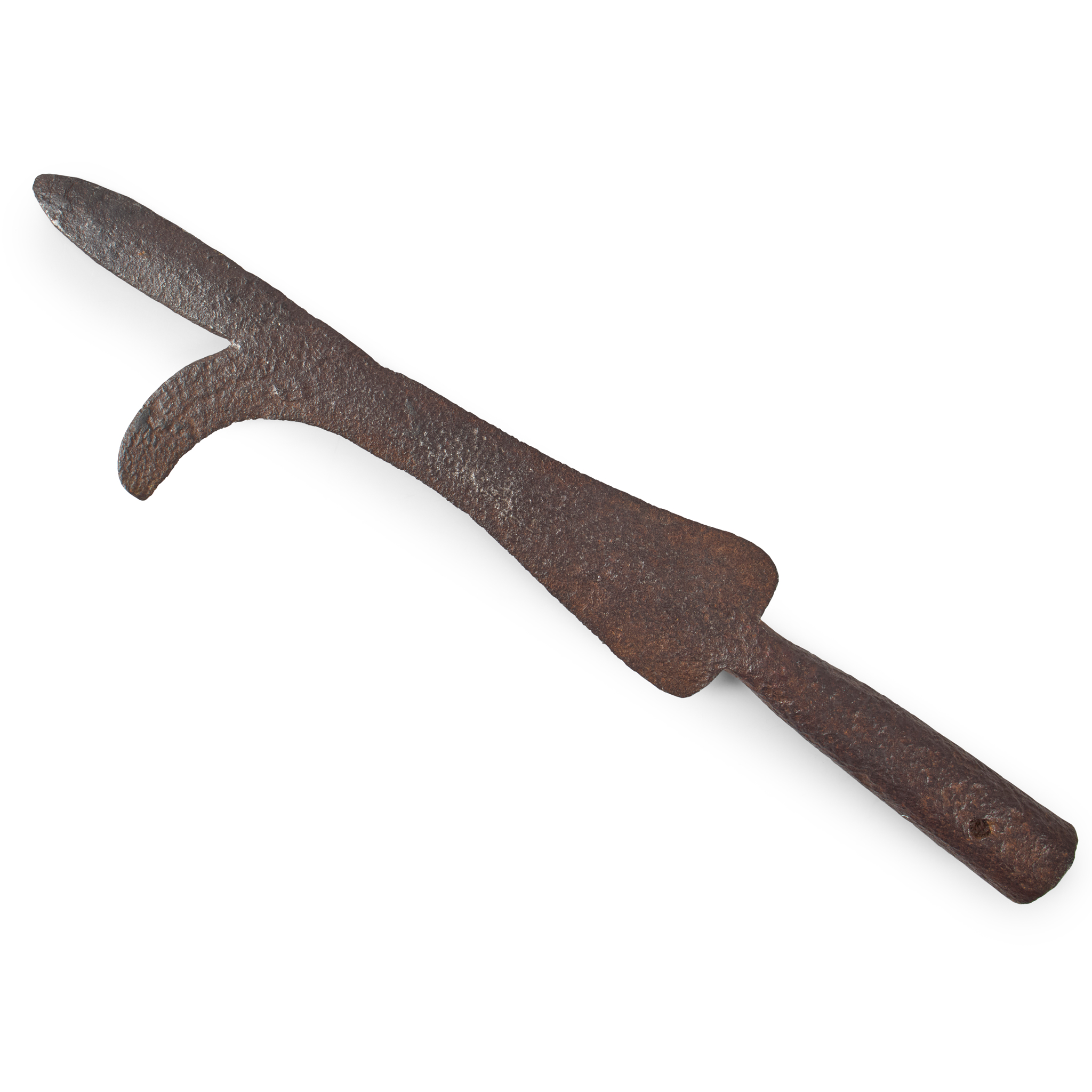 AN EARLY 18TH CENTURY IRON LOCHABER AXE / HALBARD BLADE