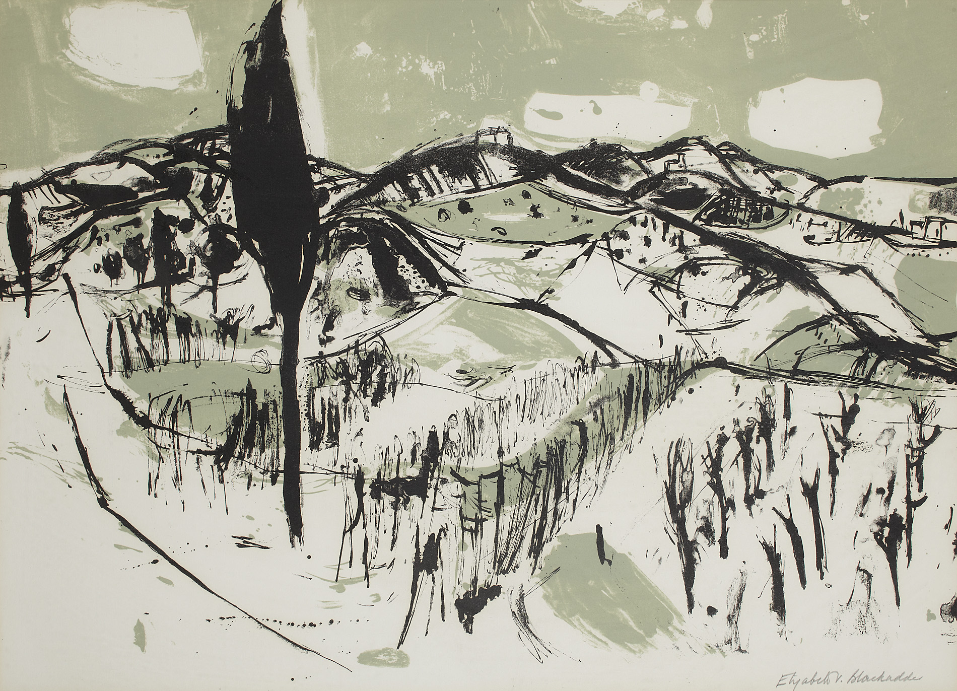 ELIZABETH BLACKADDER D.B.E., R.A., R.S.A., R.S.W., R.G.I., D.LITT (SCOTTISH B.1931)