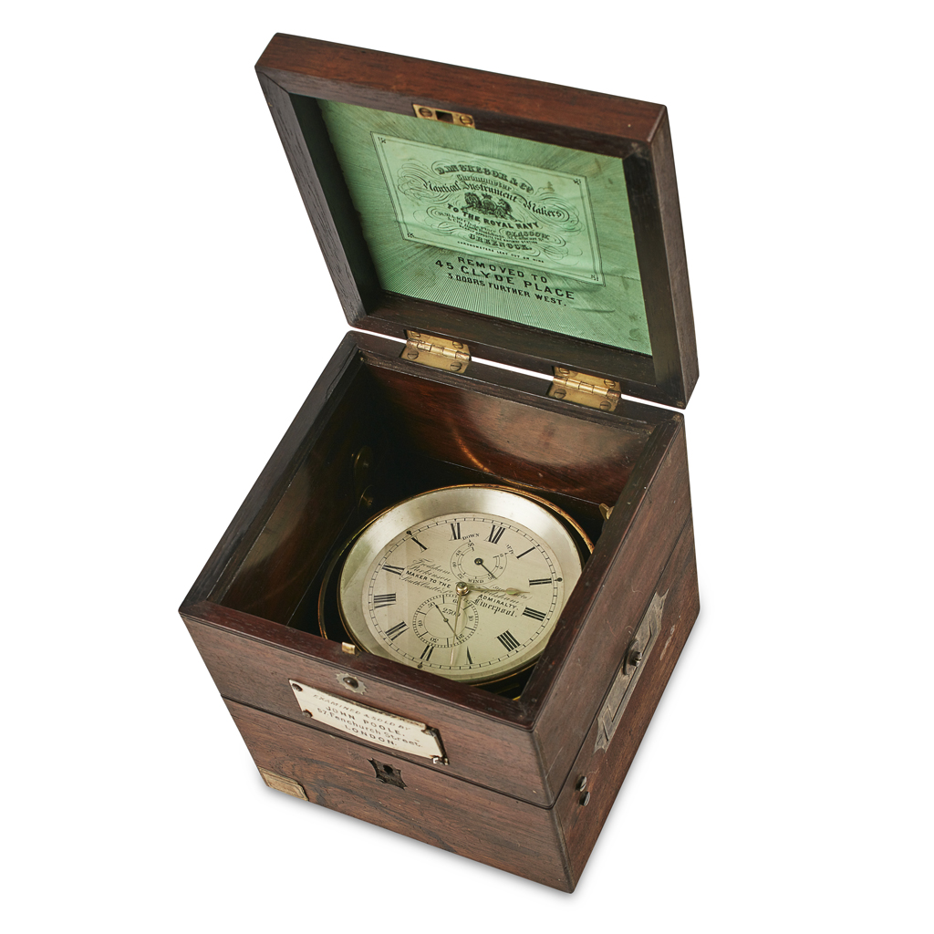 CHARLES FRODSHAM ROSEWOOD CASED MARINE CHRONOMETER, NO. 2300